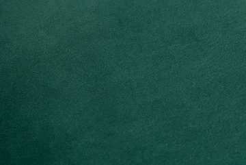 riess-ambiente Esszimmerstuhl AMSTERDAM CHAIR smaragdgrün / schwarz, Esszimmer · Samt · Metall · Retro