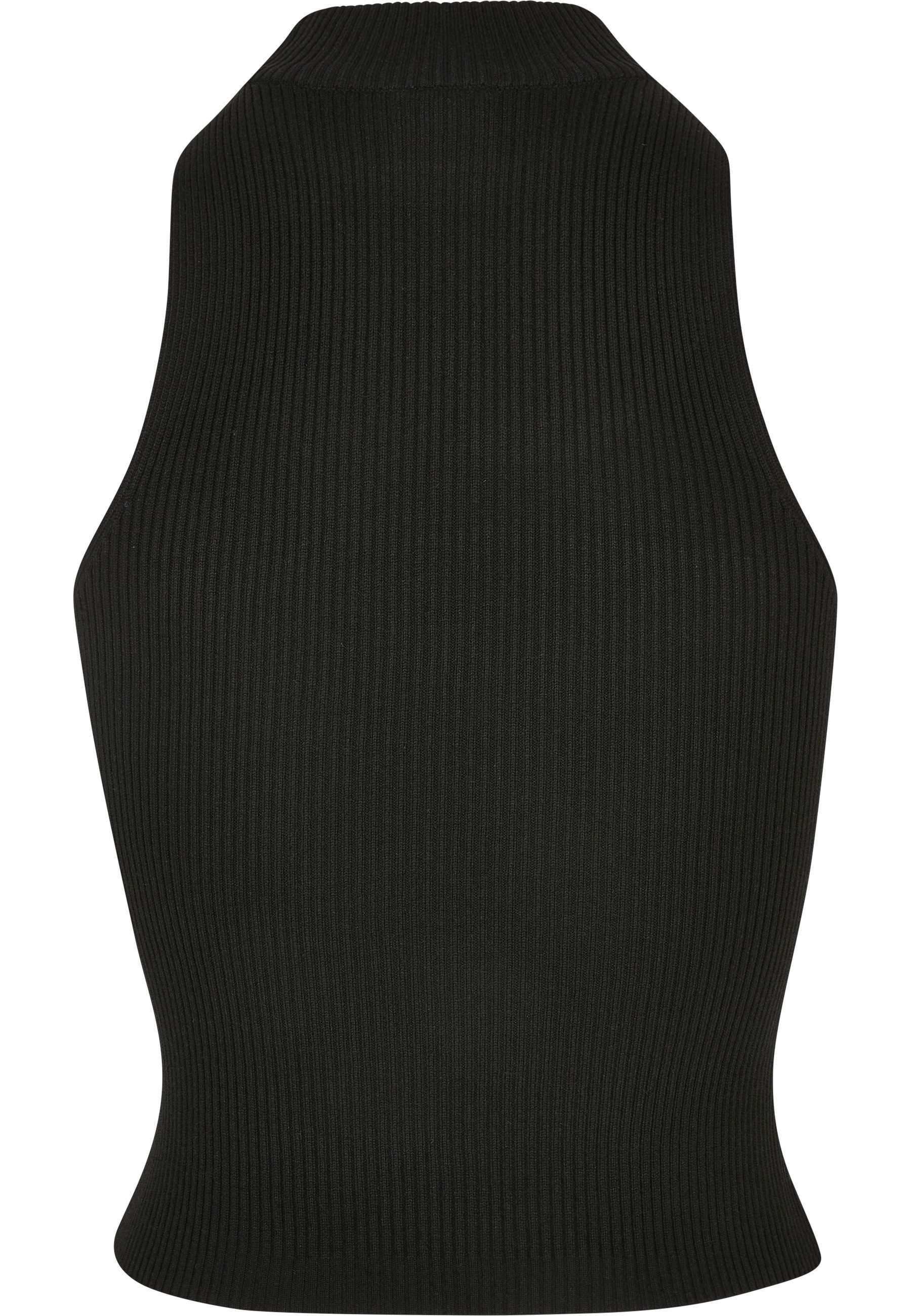 URBAN CLASSICS Tanktop Urban Classics Damen Ladies Short Rib Knit Turtleneck Top (1-tlg)