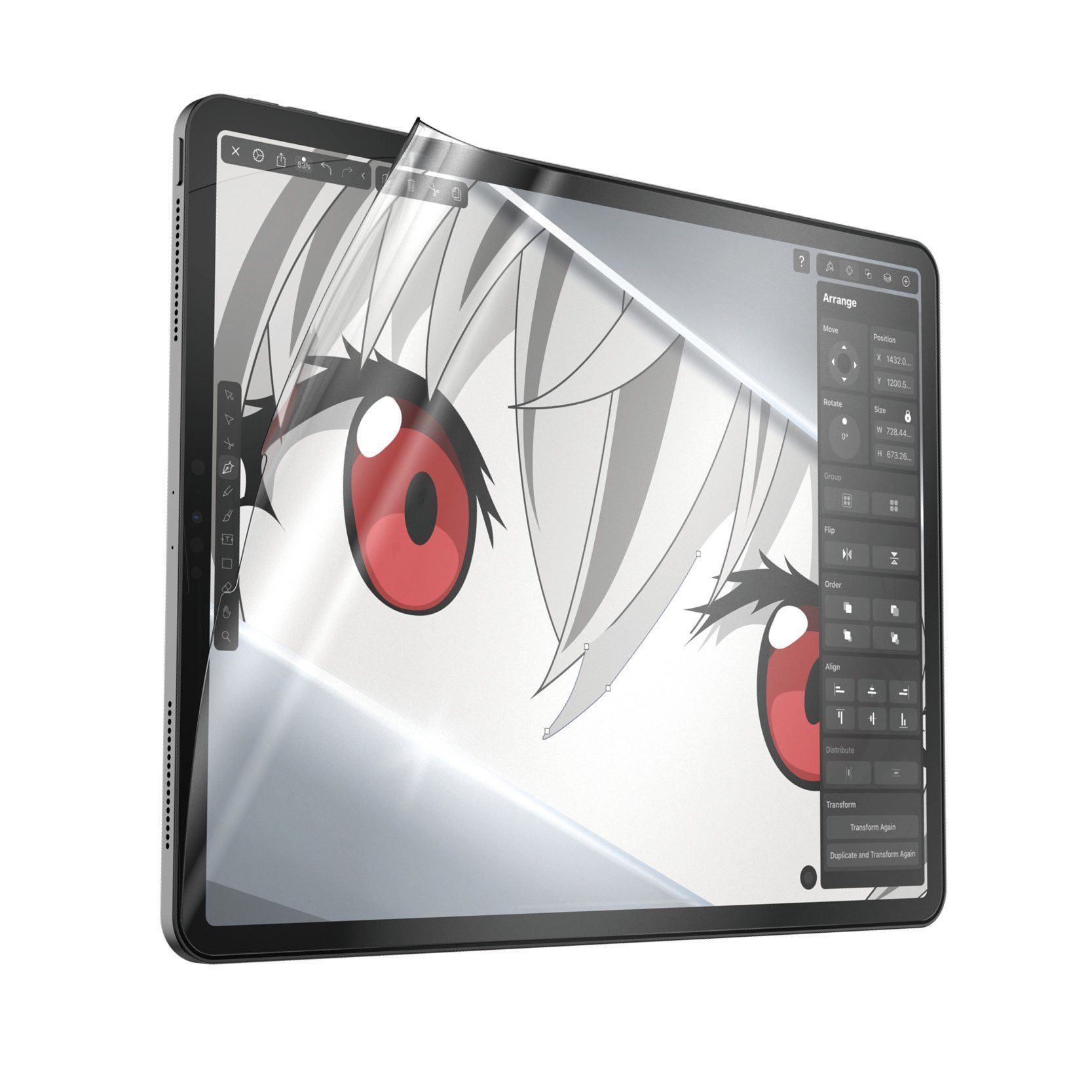 PanzerGlass Schutzfolie PanzerGlass Apple iPad Pro 12.9'' (2018/2020/2021) CF GraphicPaper AB