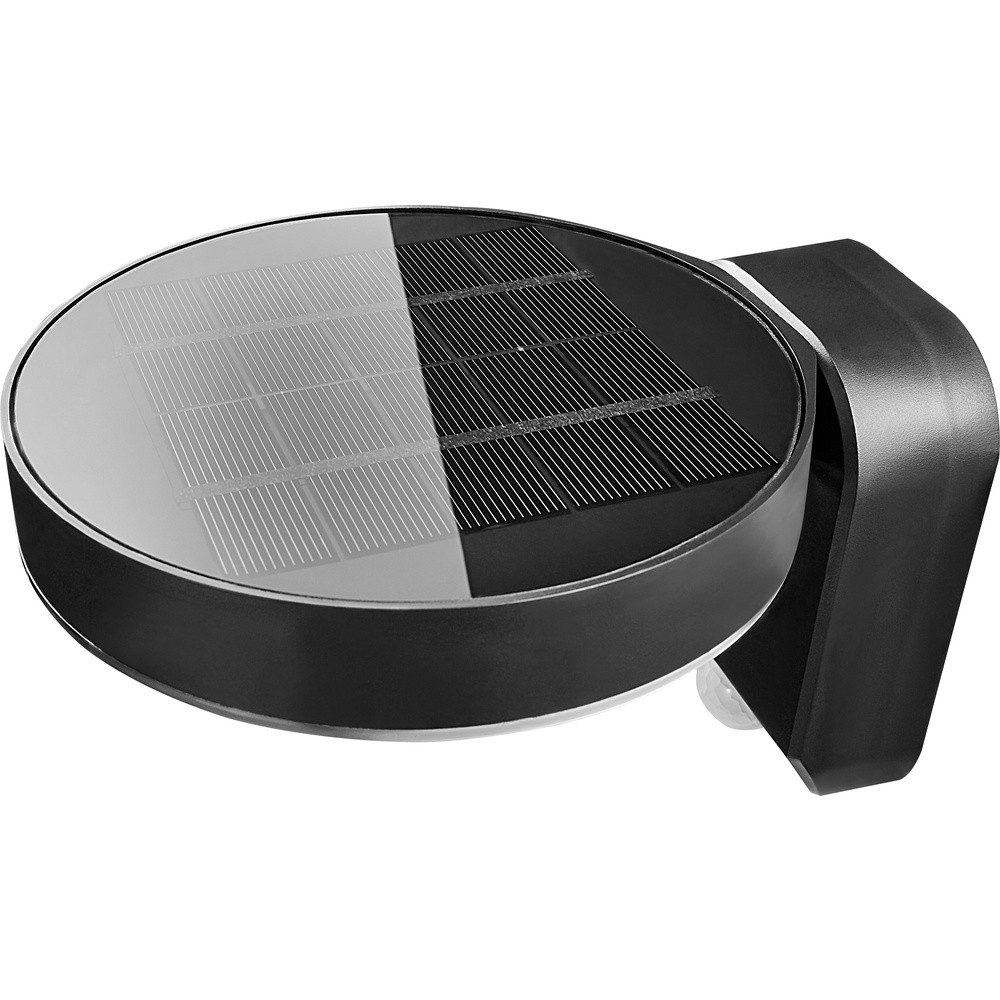Nordlux Gartenleuchte Nordlux 2118141003 Rica Solar-Außenwandleuchte LED 5 W Schwarz