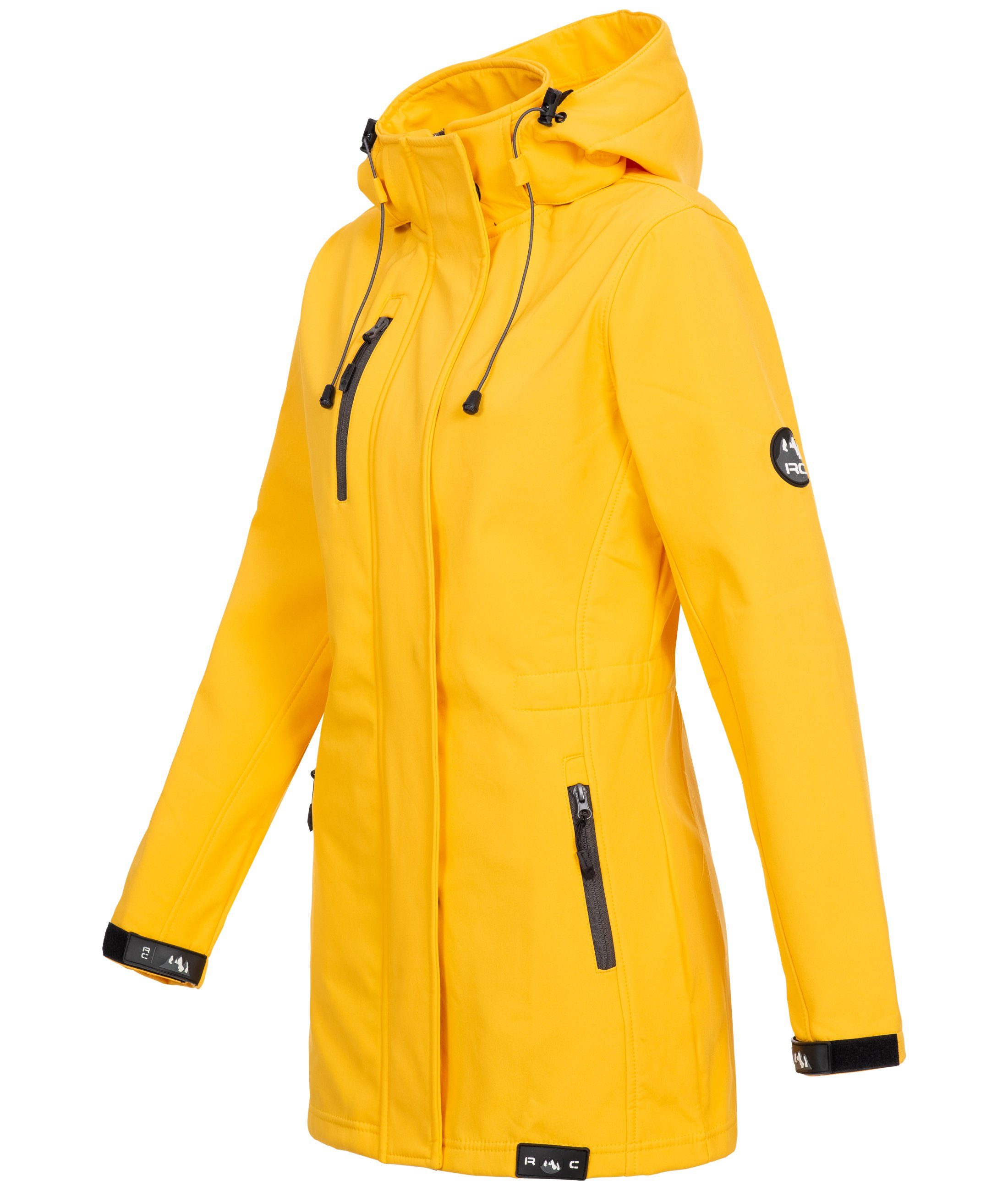 Rock Creek Softshelljacke Damen Softshellmantel Wanderjacke D-423