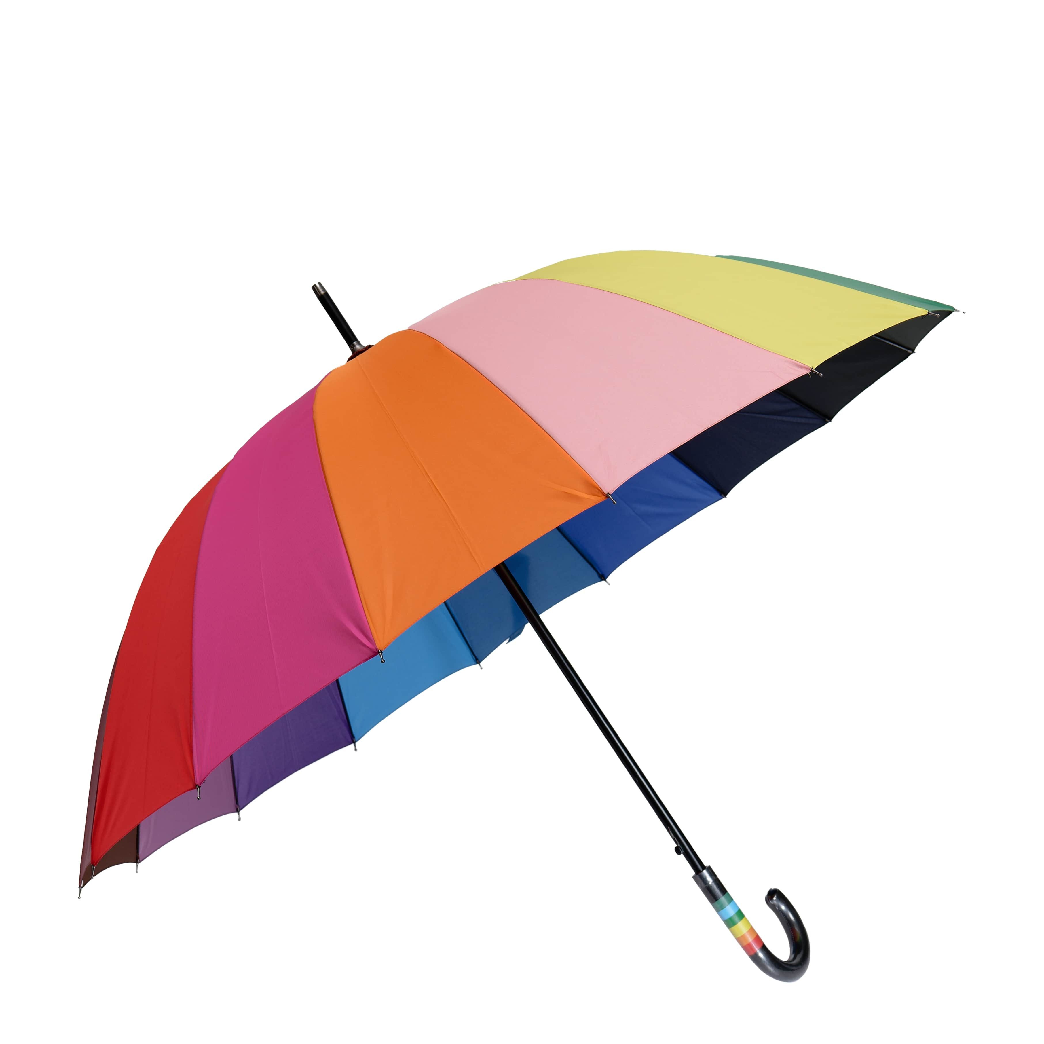 Susino Stockregenschirm Metallstockschirm, 65 cm Fiberglas-Stange, mit Lede günstig online kaufen