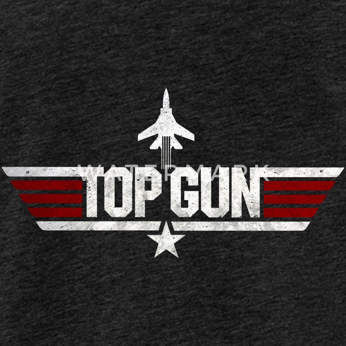 Spreadshirt T-Shirt Top Gun Jet Logo günstig online kaufen