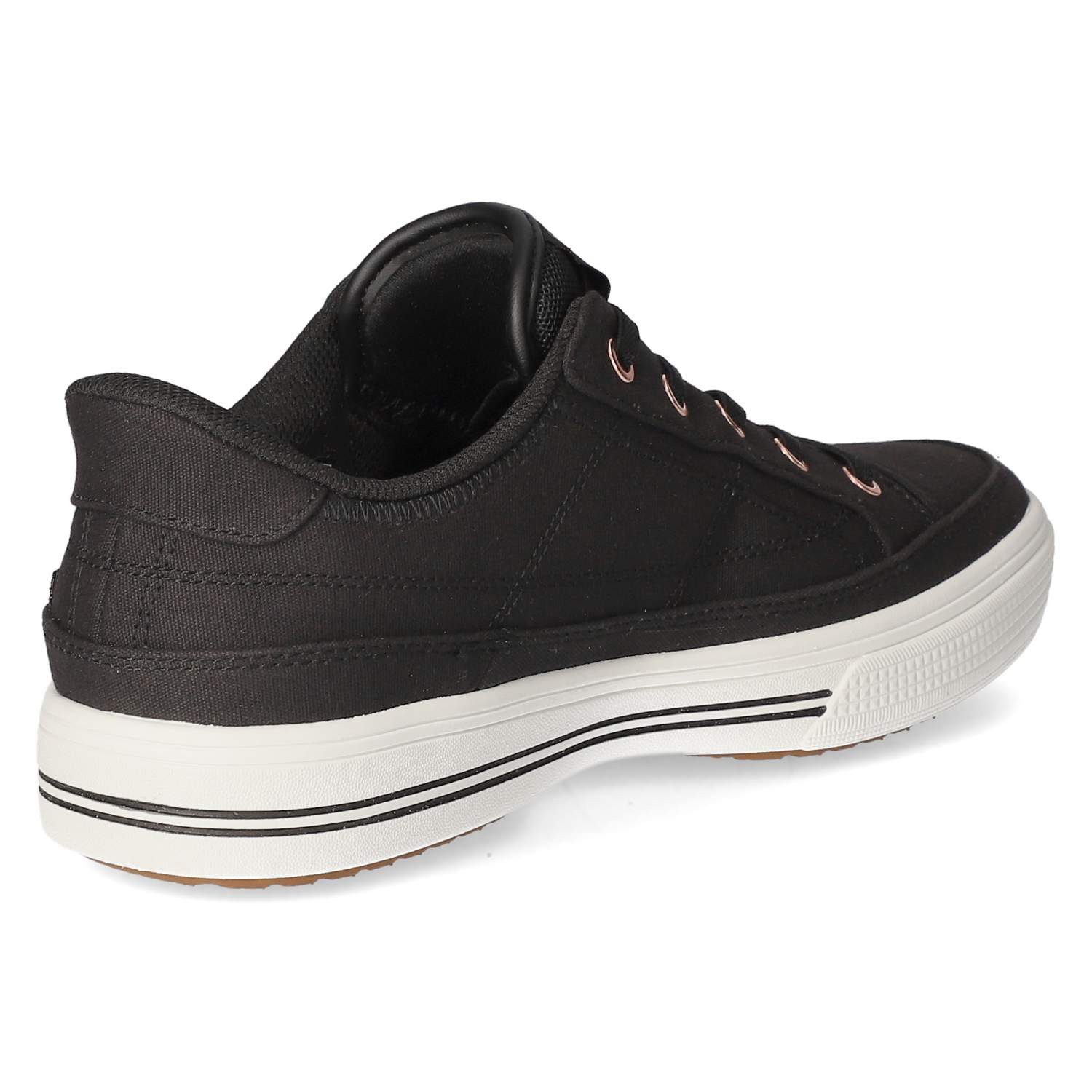 Skechers Skechers Sneaker Low 177197 BLK Damen Textil black Schnürschuh – Bild 4 von 5