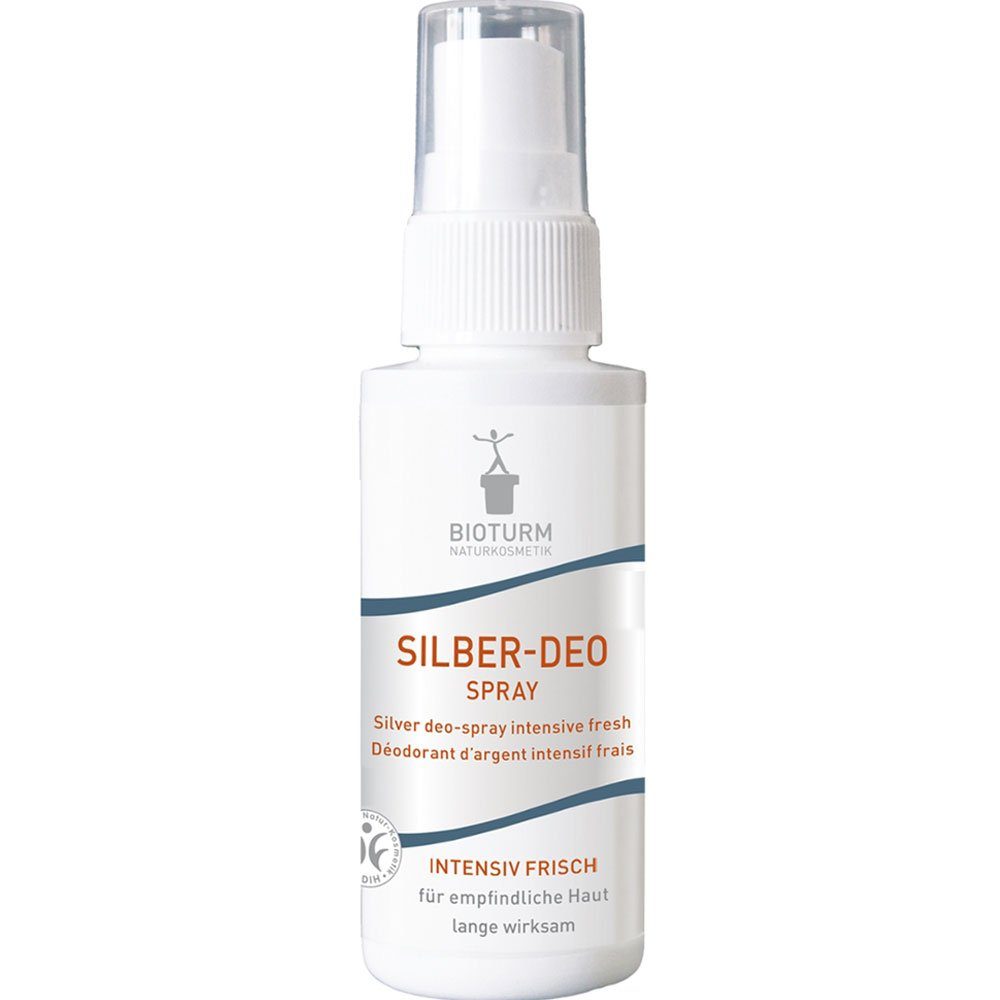 Bioturm Deo-Spray Silber-Deo Spray Intensiv Frisch, Silber, 50 ml