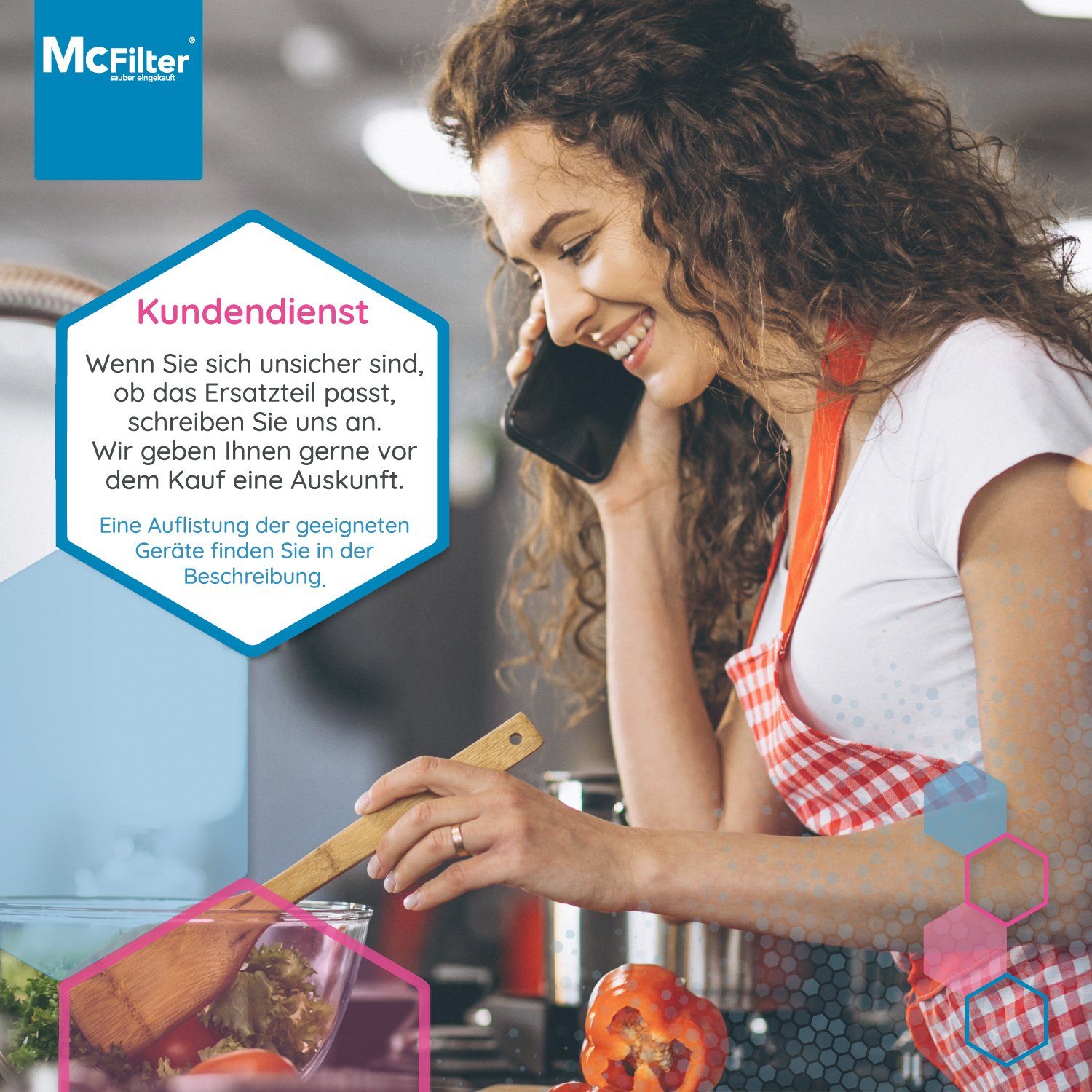 McFilter Aktivkohlefilter Kohlefilter Filter, Zubehör für Elica F00333A F00333S F00333, Wpro, AMC027 CHF15/1 CHF151, Bauknecht 484000008575, CHF15/1, Gorenje ACF011