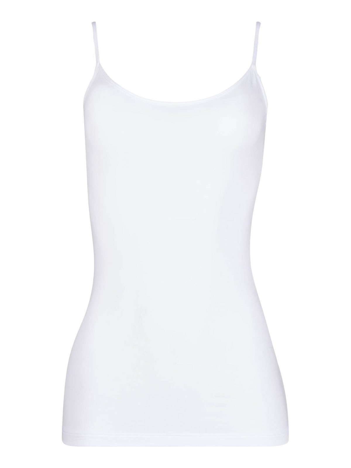 Schöller Achseltop 3er Pack Damen Spaghetti-Top Baumwolle (Packung, 3-St) -