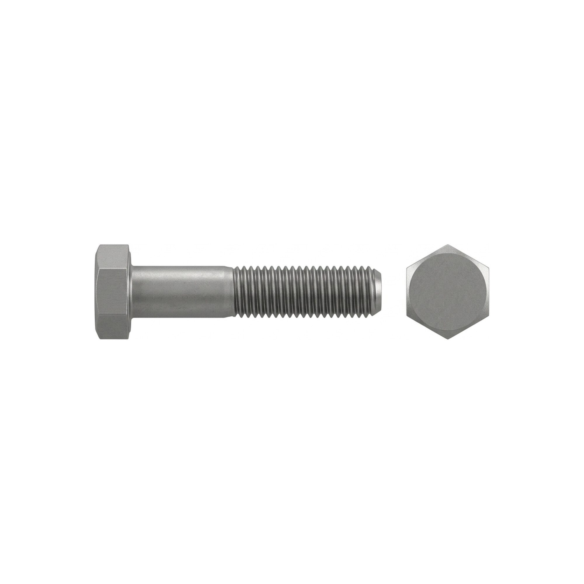 Contorion Schraube DIN 960/ISO 8765 Sechskant-Schaftschraube Feingewinde M16x65 Stahl 10.