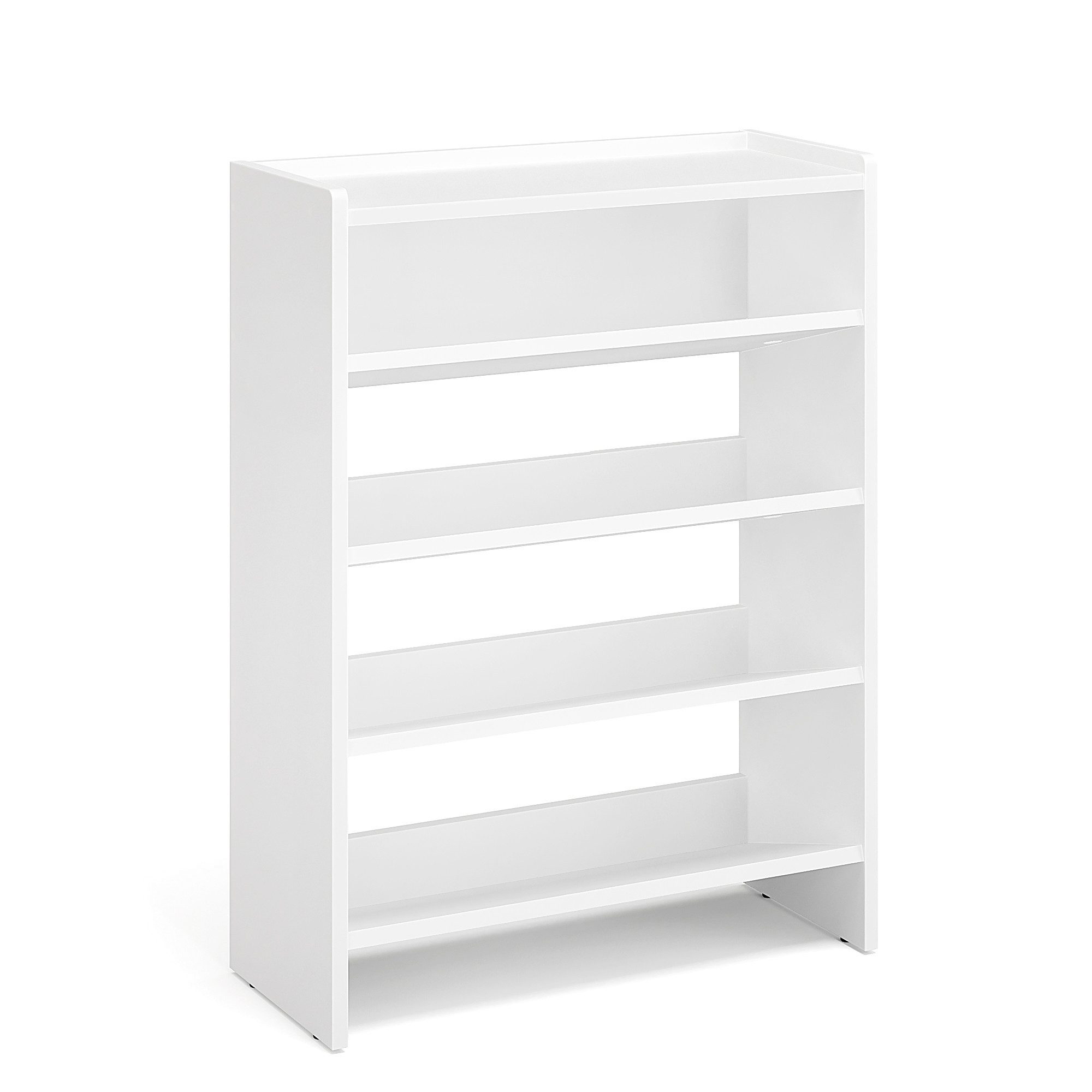 KOMTO Schuhregal Elexis 4 Schmal - Schuhablage Flur mit 4 Ebenen Offener Schuhschrank, Schuhschrank Schuh Organizer Platzsparend, 60 x 25 x 80 cm – Bild 5 von 5