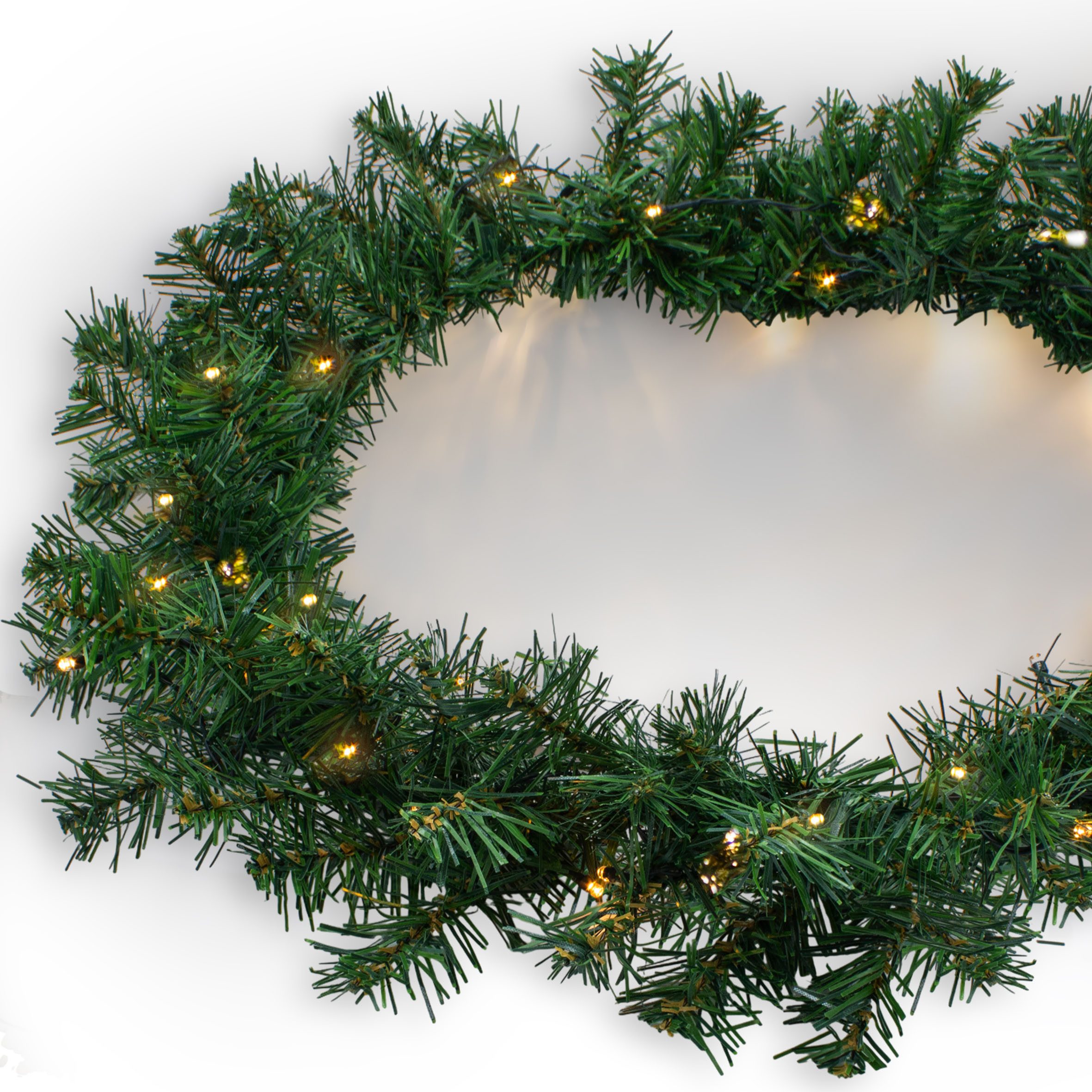 Spetebo LED-Girlande Weihnachtsgirlande 540cm - 70 LED / Timer, 70-flammig, Timer Funktion