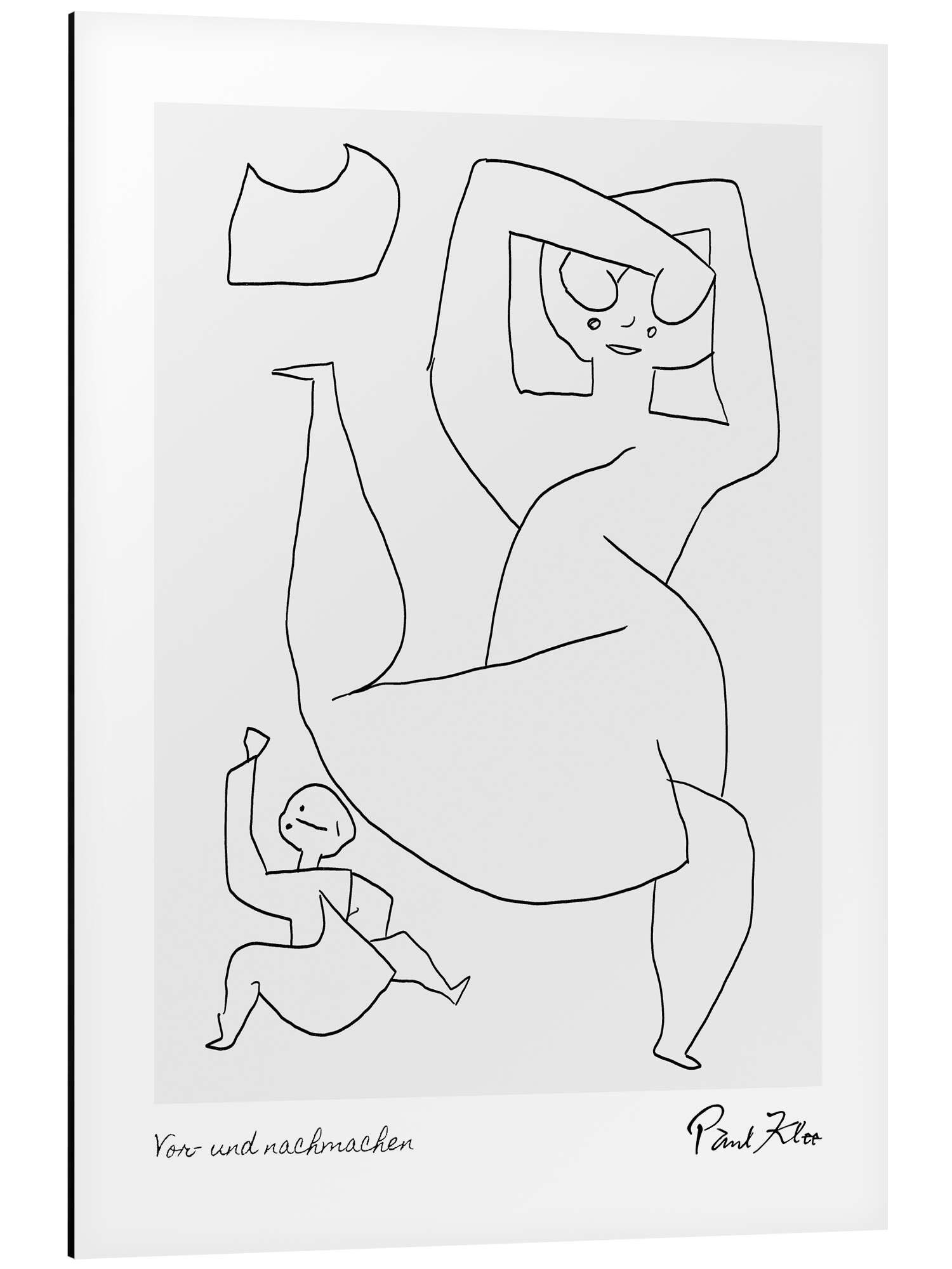 Alu-Dibond-Druck Paul Klee