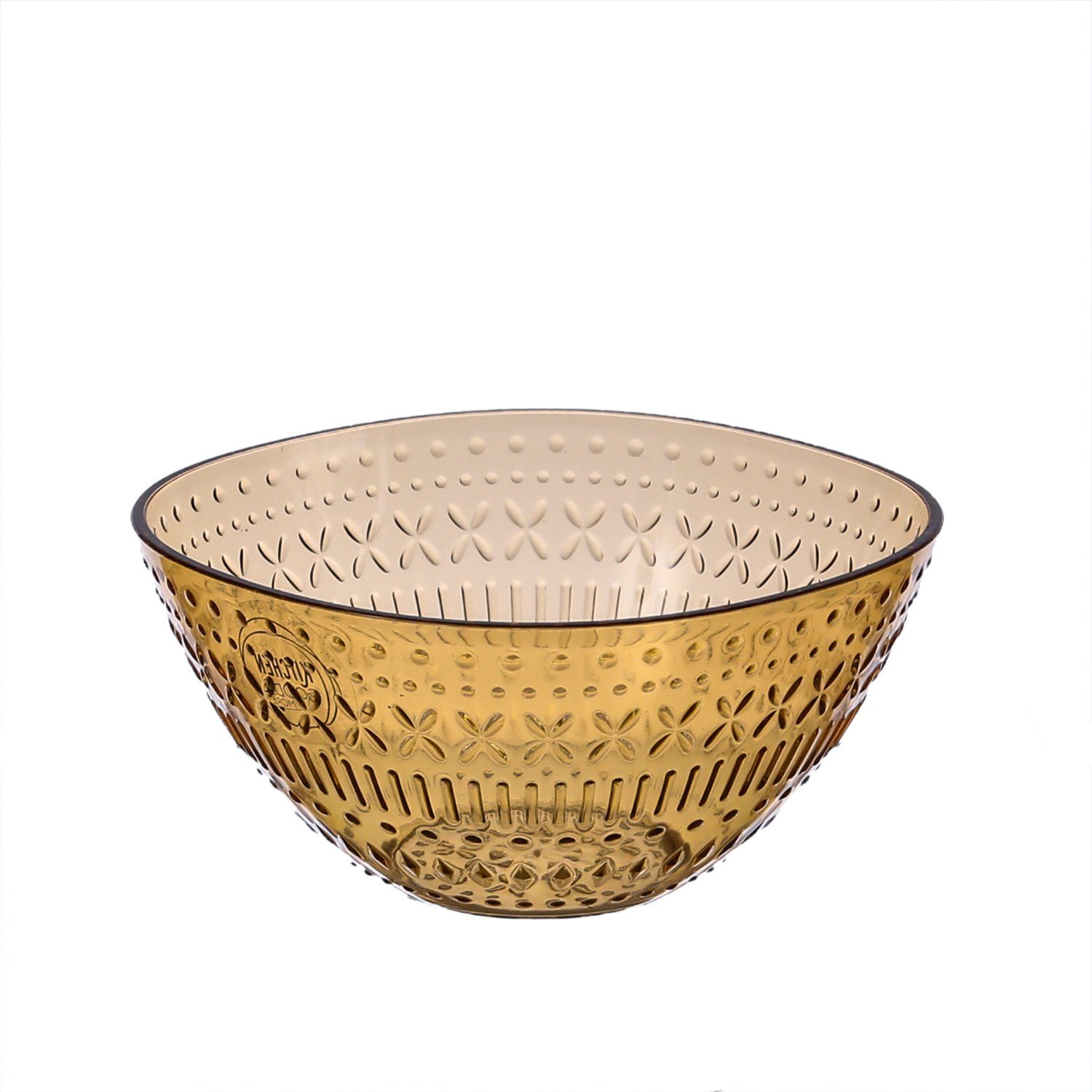MARELIDA Schale Schale Müsli Bowl Snack Salatschüssel Camping Picknick 630ml gelb, Kunststoff, (1-tlg)