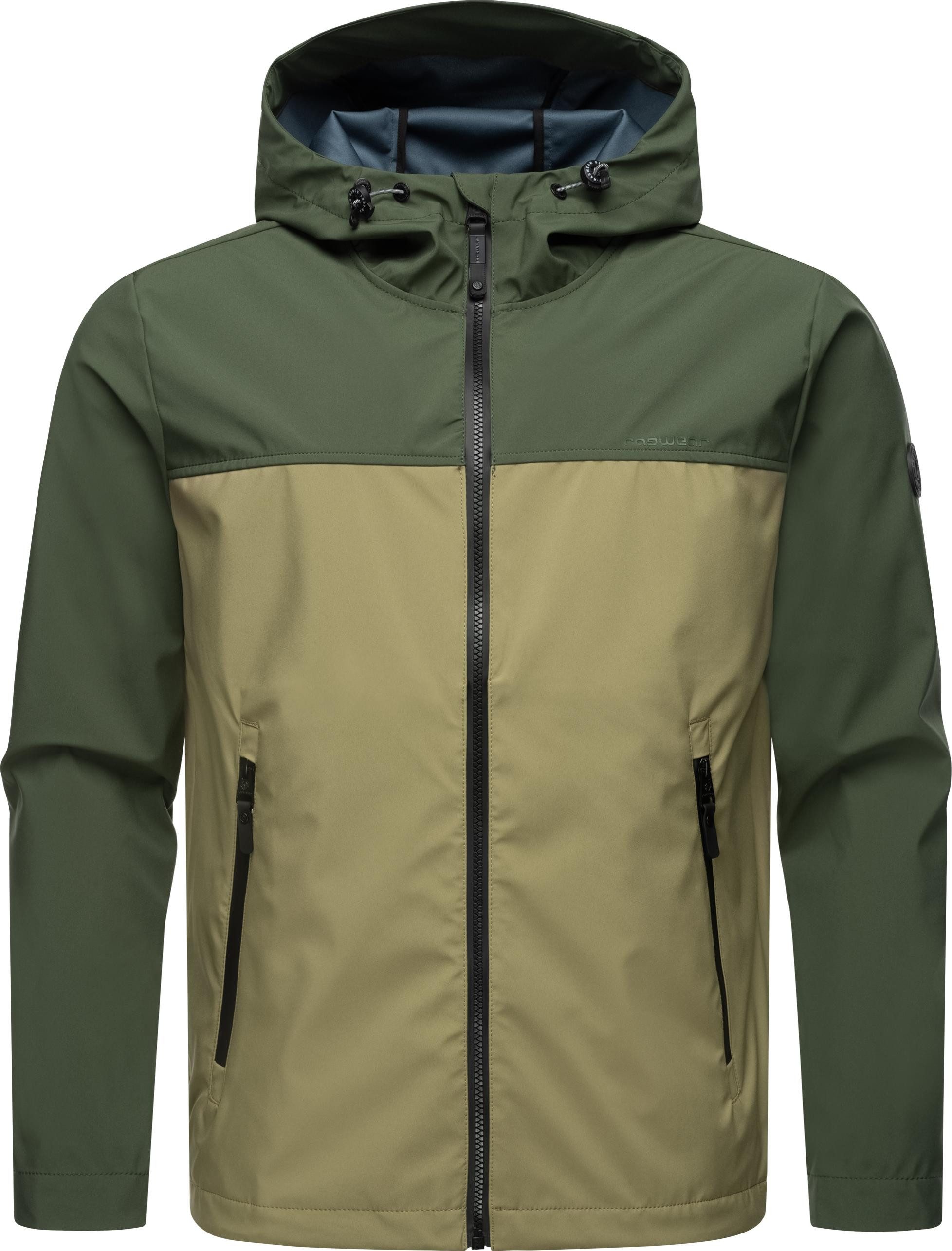 Ragwear Softshelljacke Shellwie Block wasserdichte Herren günstig online kaufen