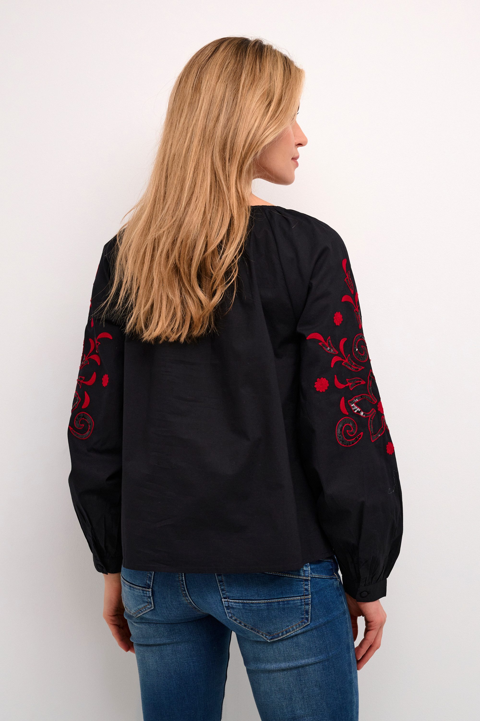 Cream Langarmbluse Langarm-Bluse CRWenni