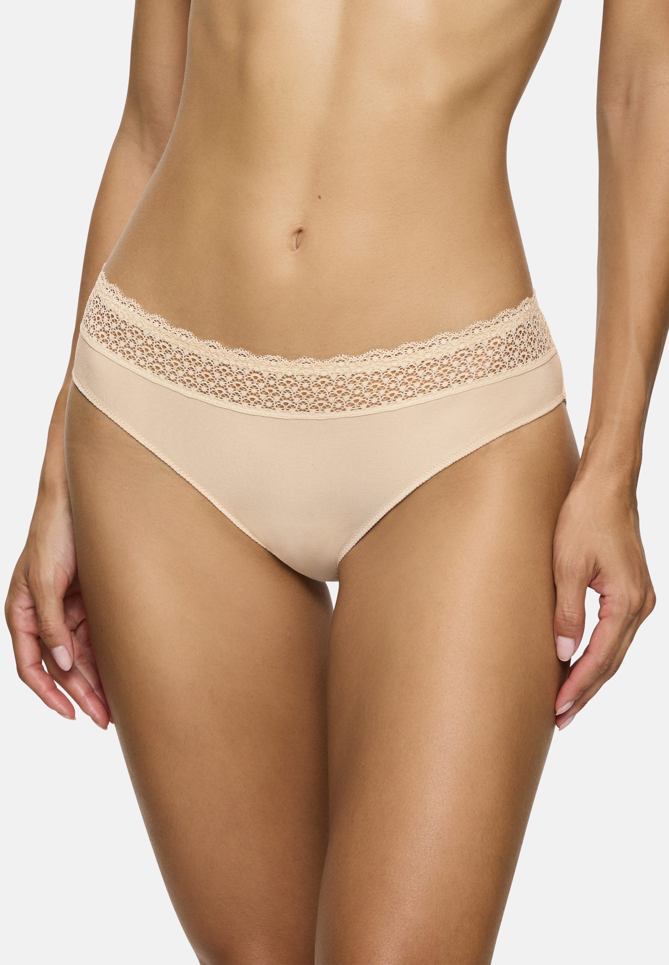 Triumph Tai-Slip 6er Pack Feel of Modal (Spar-Set, 6-St) Tai Slip - Atmungsaktiv - Eleganter Spitzenbund am Taillenrand