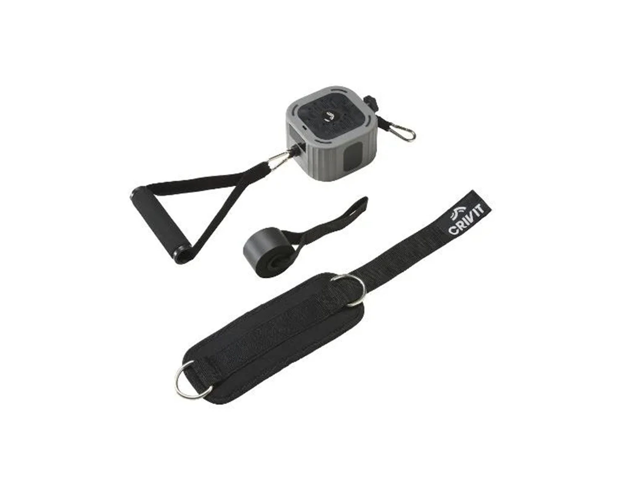 crivit CRIVIT Gym in the Box, vielseitige Pull-Übungsmöglichkeiten Widerstand Fitnessband