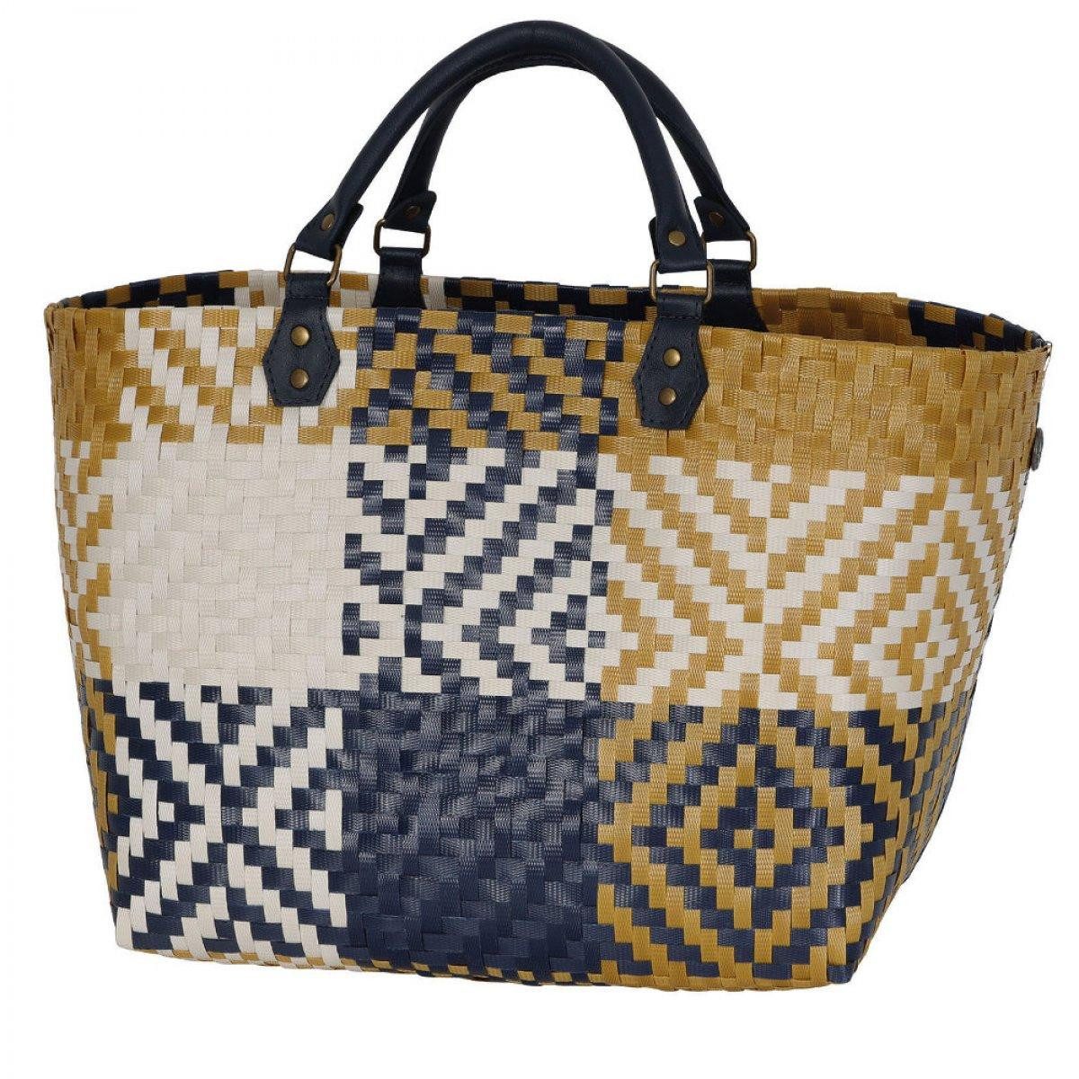 Handed By Einkaufskorb Handed By Сумки для покупок Quinn Navy Ochre Yellow