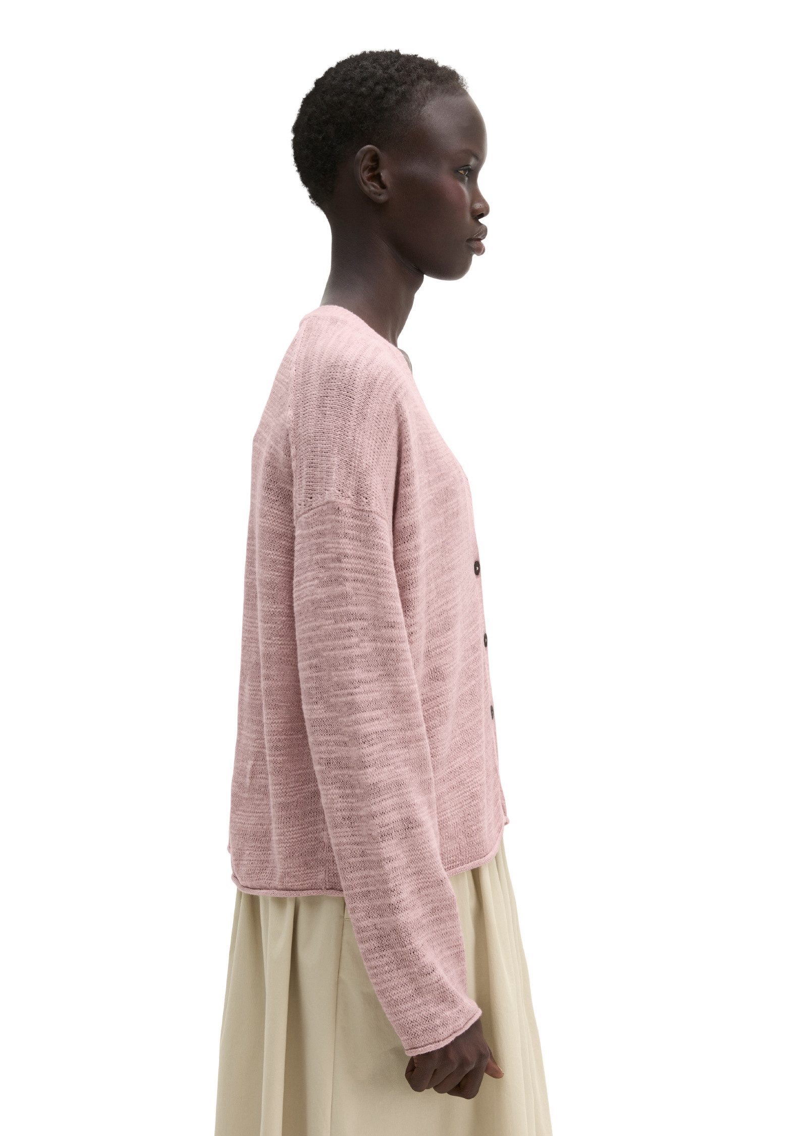 Marc O'Polo Cardigan aus Leinen-Baumwolle-Mix