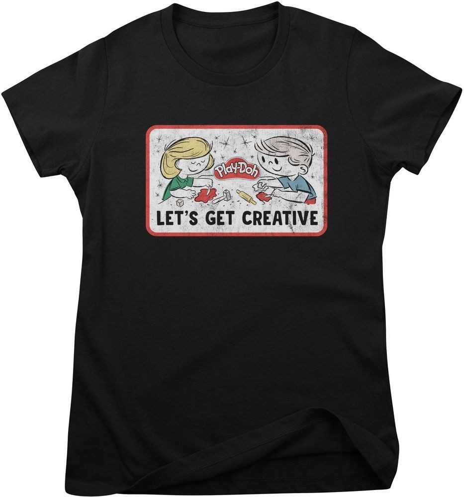 Play-Doh T-Shirt Play-Doh - Let's Get Creative Girly Tee