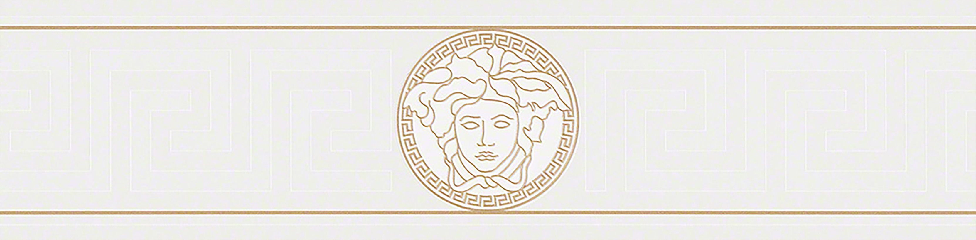 KUNSTLOFT Vliestapete Versace Barocco 6 0.13x5 m, Leicht glänzend, lichtbeständige Design Tapete