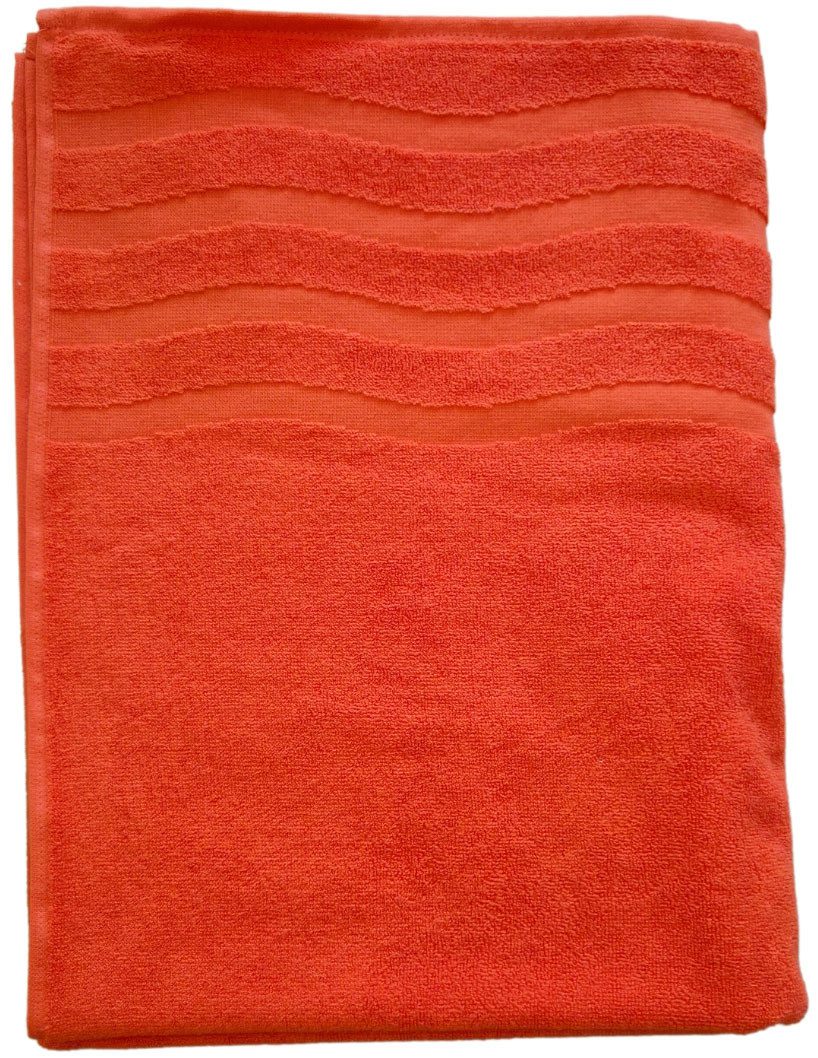 Wewo fashion Strandtuch 9526, Frottee (1-St), Hoch-Tief-Einwebung