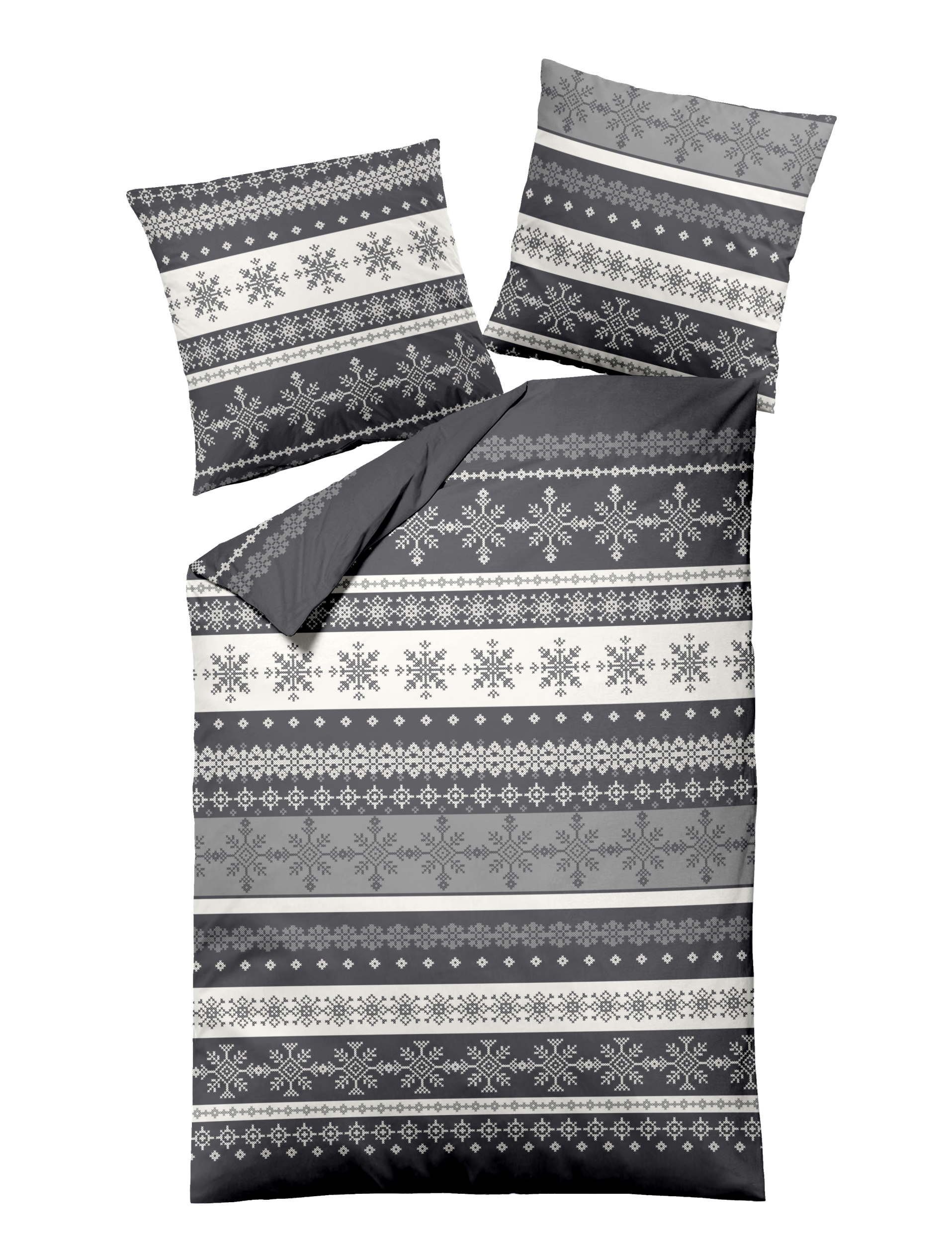 Bettwäsche Dormisette Edel Biber Bettwäsche 135x200 Norwegerm, Edelbiber, 2 teilig
