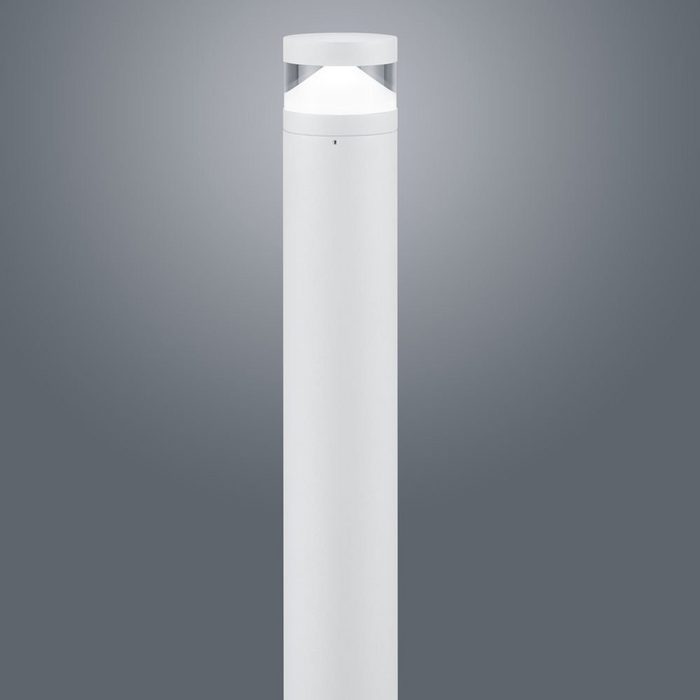 Helestra Sockelleuchte LED Wegeleuchte Mono in weiß-matt 9W 900lm IP54 Farbe: Weiß-matt Leuchtmittel enthalten: Ja fest verbaut LED warmweiss Pollerleuchte Wegeleuchte Wegleuchte