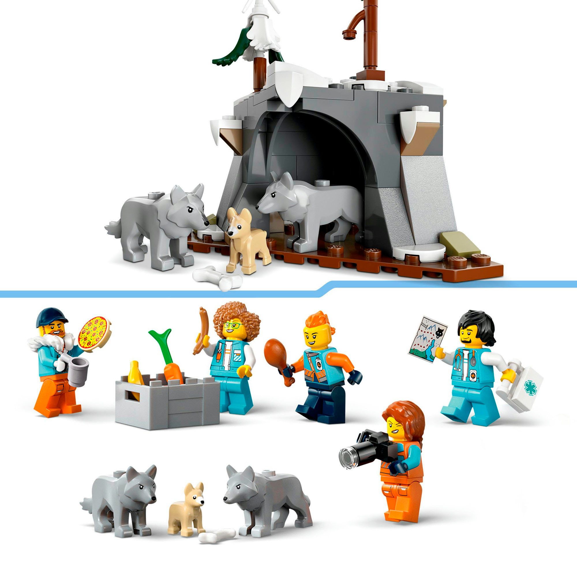 LEGO® Arktis-Truck mit Labor (60471), LEGO City Konstruktionsspielsteine, (1064 St), Made in Europe – Bild 5 von 5