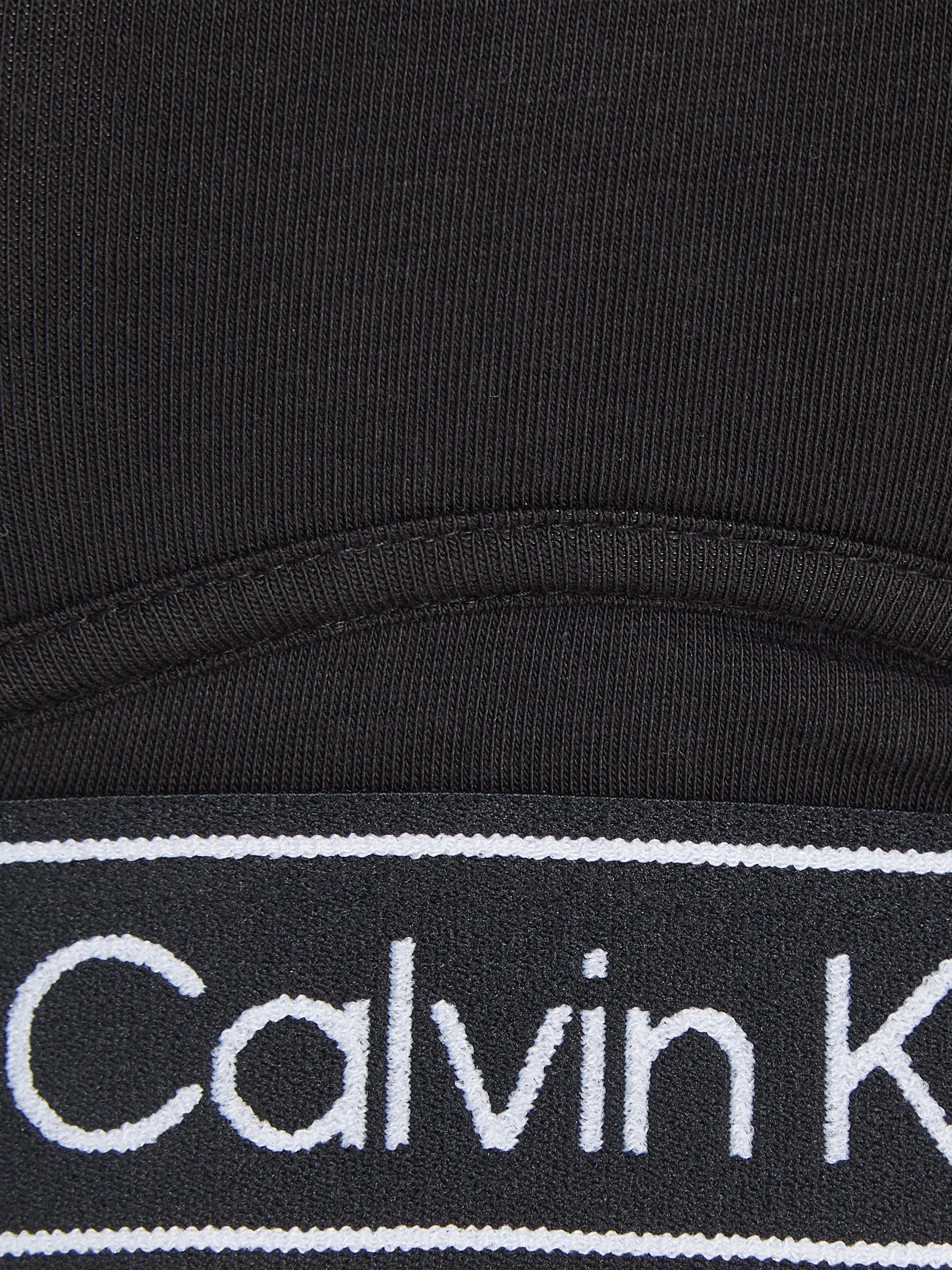 schwarz und Bund Klein an Underwear Trägern mit Calvin Logoschriftzügen Bralette