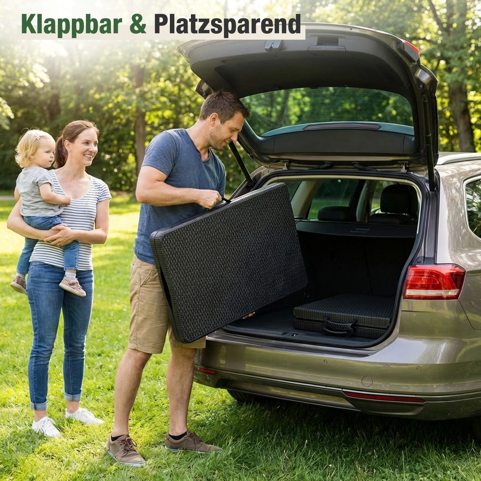 Sekey Bierzeltgarnitur Klappbar Bierzeltgarnitur 180cm Festzeltgarnitur Biertisch Set, 3-teilig, Tisch + 2 x Bierbank, Gartenmöbel Set – Bild 5 von 5