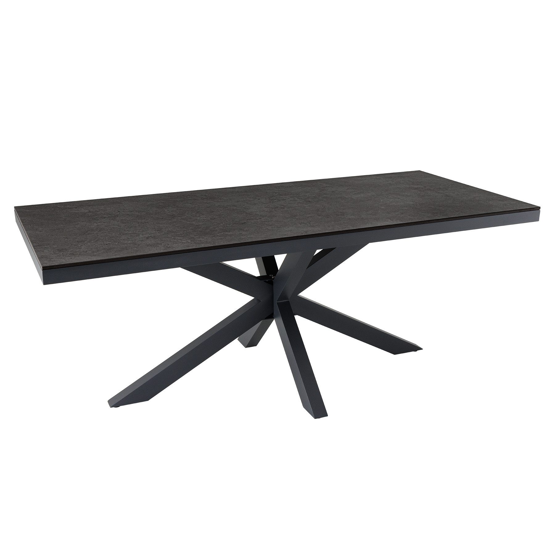 riess-ambiente Gartentisch GALAXIE 200cm anthrazit (Einzelartikel, günstig online kaufen