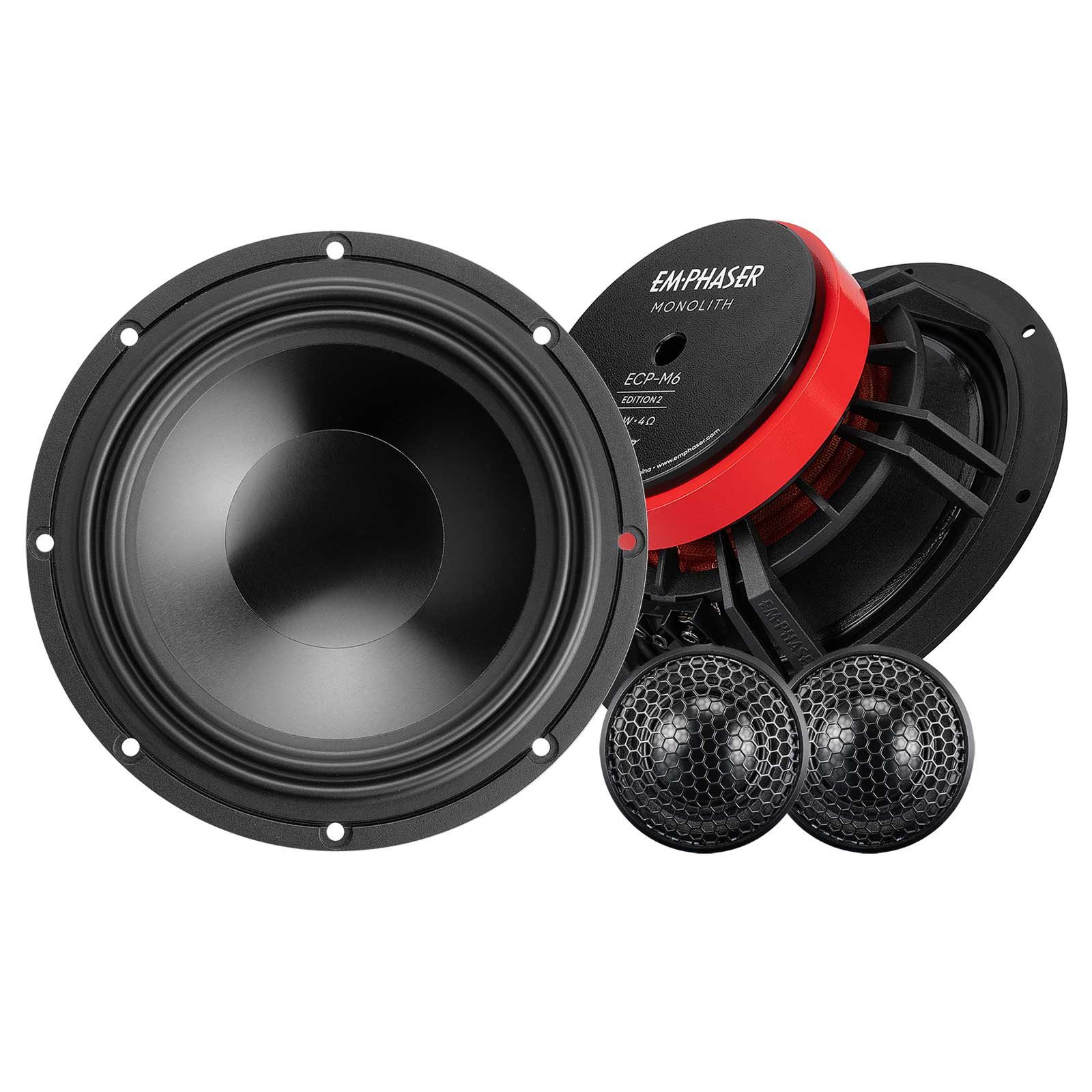 Emphaser ECP-M6 Edition 2 16,5 cm 2-Wege Komponenten-Lautsprechersystem Auto-Lautsprecher (120 W, 16 cm)