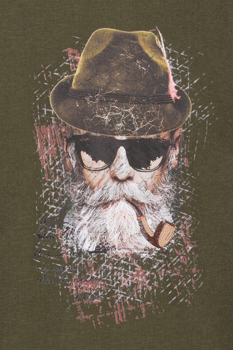 Almgwand Outdoorjacke Longsleeve Herren - SEIDLALM - graumeliert, oliv günstig online kaufen