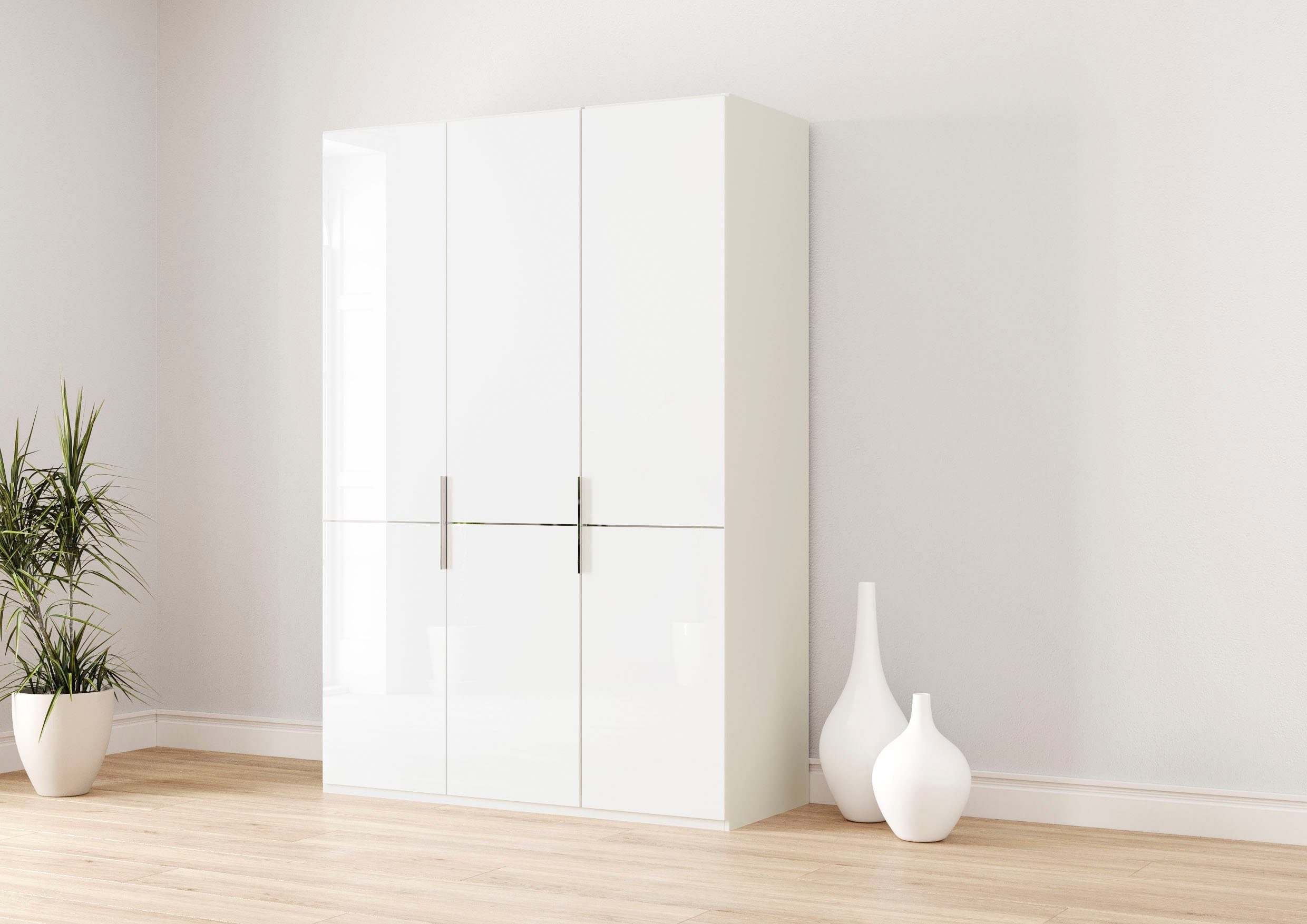 Musterring Kleiderschrank Imola W inkl. Einlegeböden und Kleiderstangen, mit Glas- und Spiegeltüren