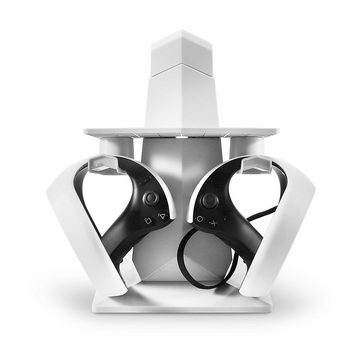 Tadow Horizontaler Ständer für PS Konsole, PS VR2-Ständer, Tischaufsteller Konsolen-Standfuß, (VR Headset Halterung Zubehör, Controller Halterung)