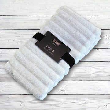 Zone Denmark Handtücher ZONE Premium-Handtuch weiß 100% Baumwolle, Material: 100 % Baumwolle (Stück, 1-St)