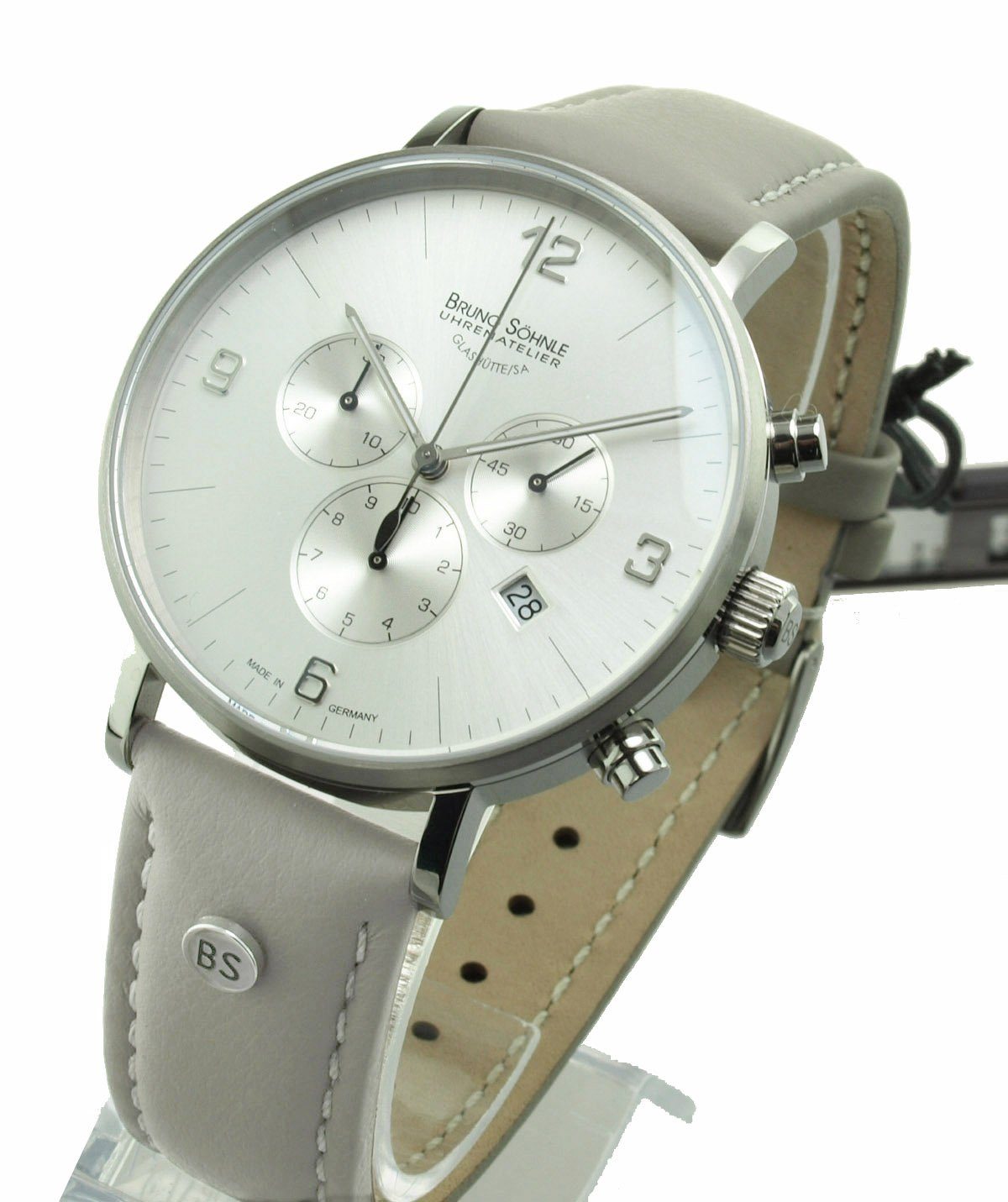 BRUNO SÖHNLE Titanchronograph Frankfurt Herren Saphirglas Uhr