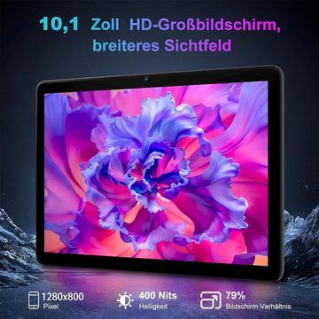 OSCAL Quad-Core Prozessor Tablet (10,1", 128 GB, Android 12, Mit einem wunderschönen Design und erstaunlichen Funktionen)