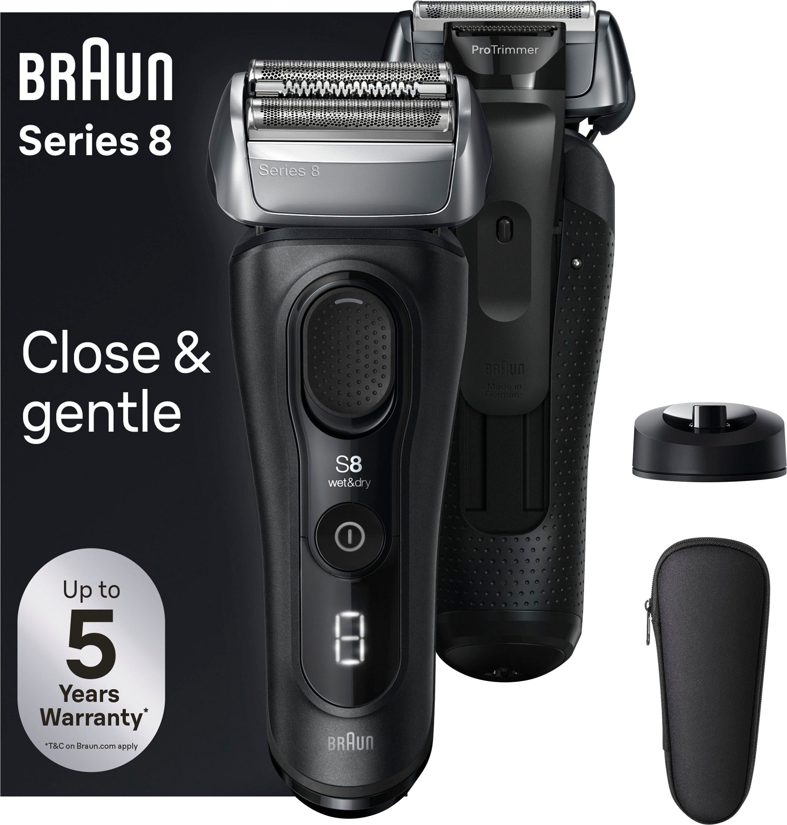 Braun ProTrimmer 8510s, 8 Elektrorasierer Series