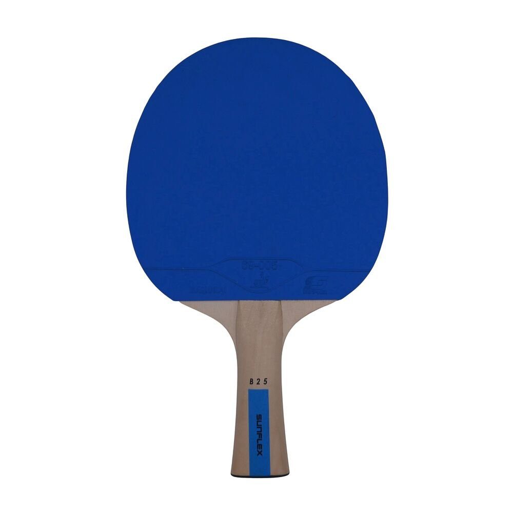 Sunflex Tischtennisschläger Tischtennisschläger Color Comp Freizeitspieler Anfänger und B25, Blau Für