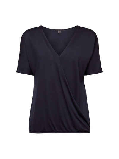 Esprit Collection T-Shirt Wickel-T-Shirt (1-tlg)