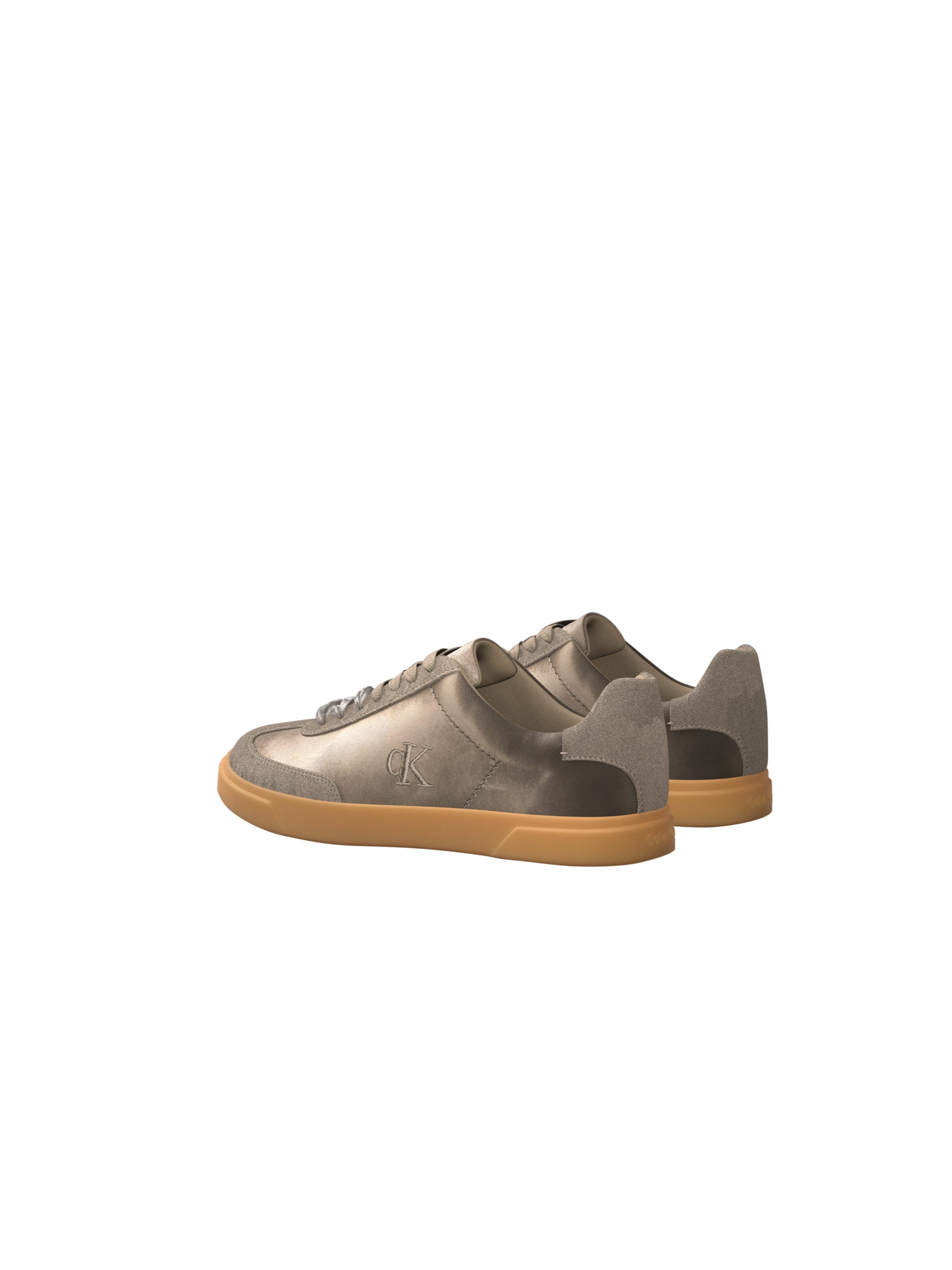 Calvin Klein LOW PRO CUPSOLE WT SATIN MIX Plateausneaker Freizeitsneaker, Halbschuh mit zwei Schnürsenkelarten