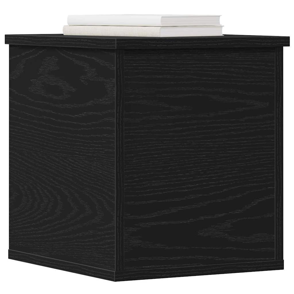 vidaXL Aufbewahrungsbox Aufbewahrungsbox Schwarz Eichen-Optik 30 x 35 x 35 cm (1 St) – Bild 3 von 5