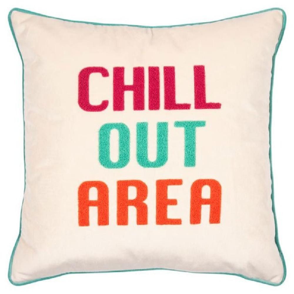 PAD Kissenhülle Kissenhülle Letters Chill Out Multi Sand (45x45cm)
