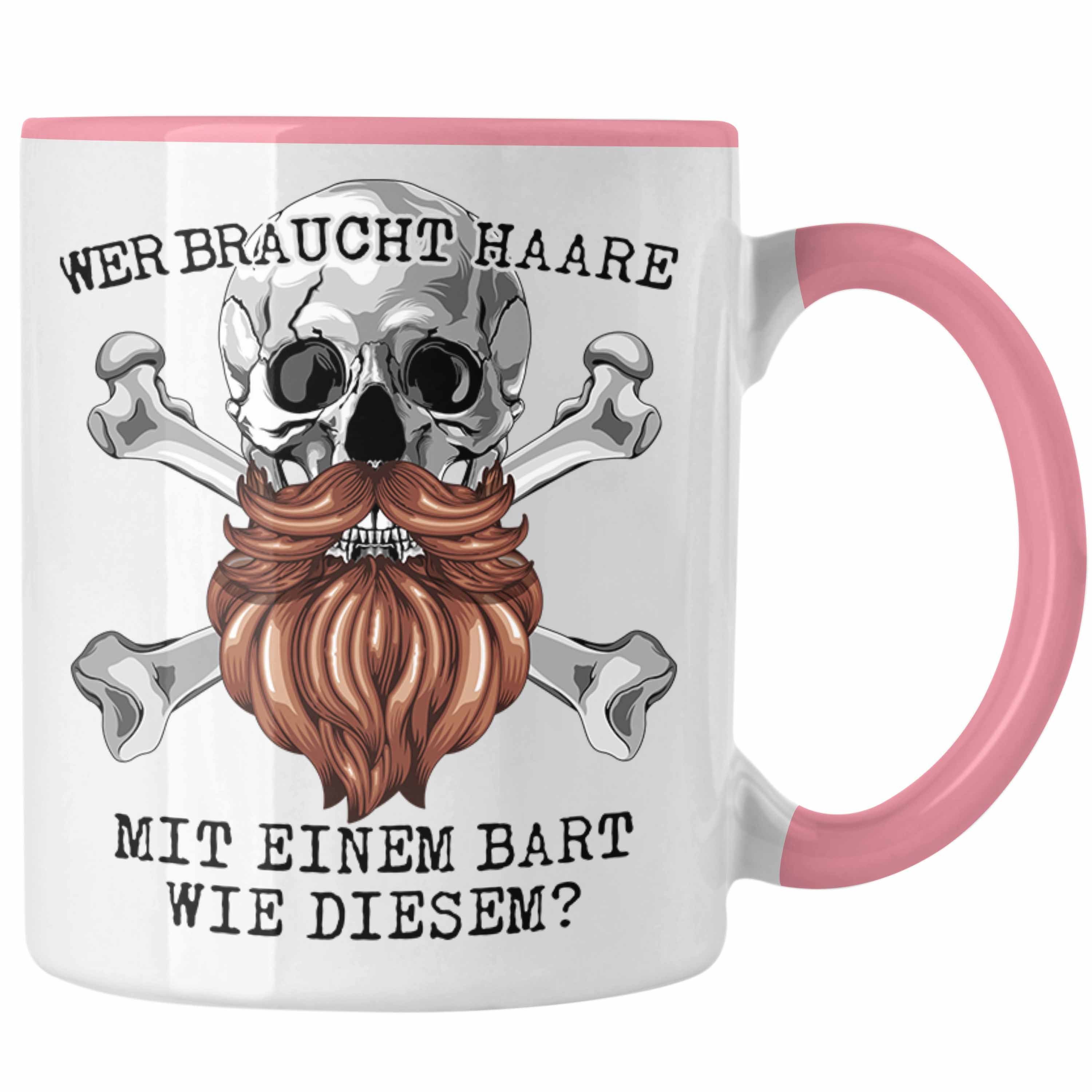 Trendation Tasse Glatze Bart Echter Mann Tasse Geschenk Wer Braucht Haare Mit Einem Bar