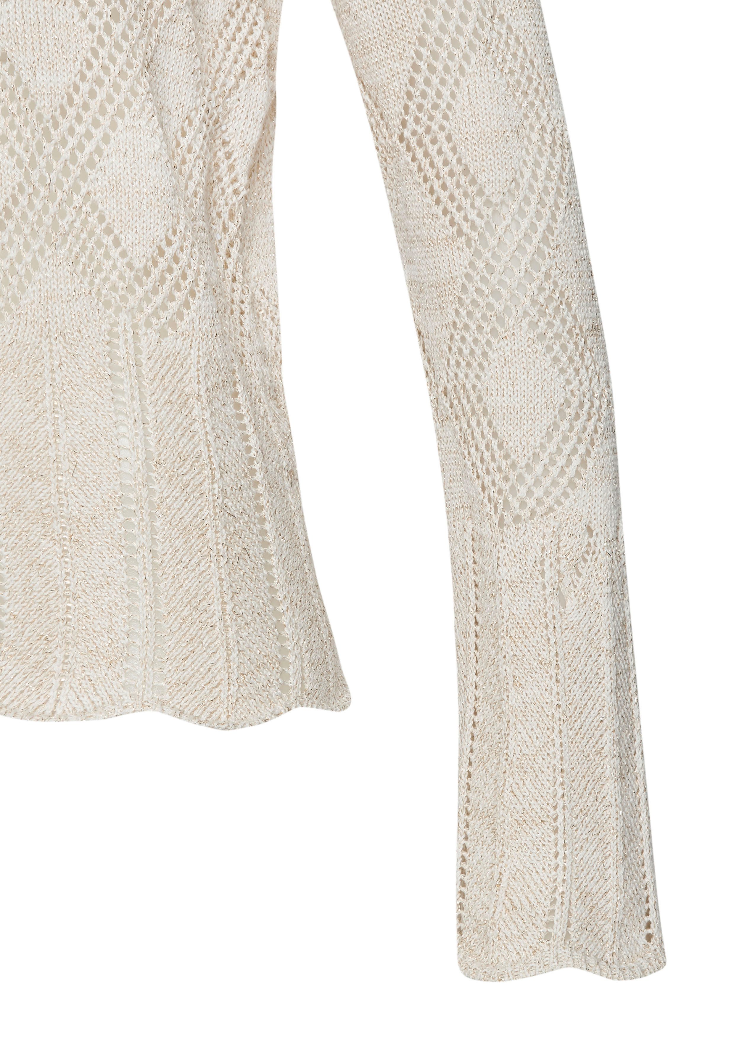LASCANA Ajourpullover mit tollem Lochstrickmuster, weiche