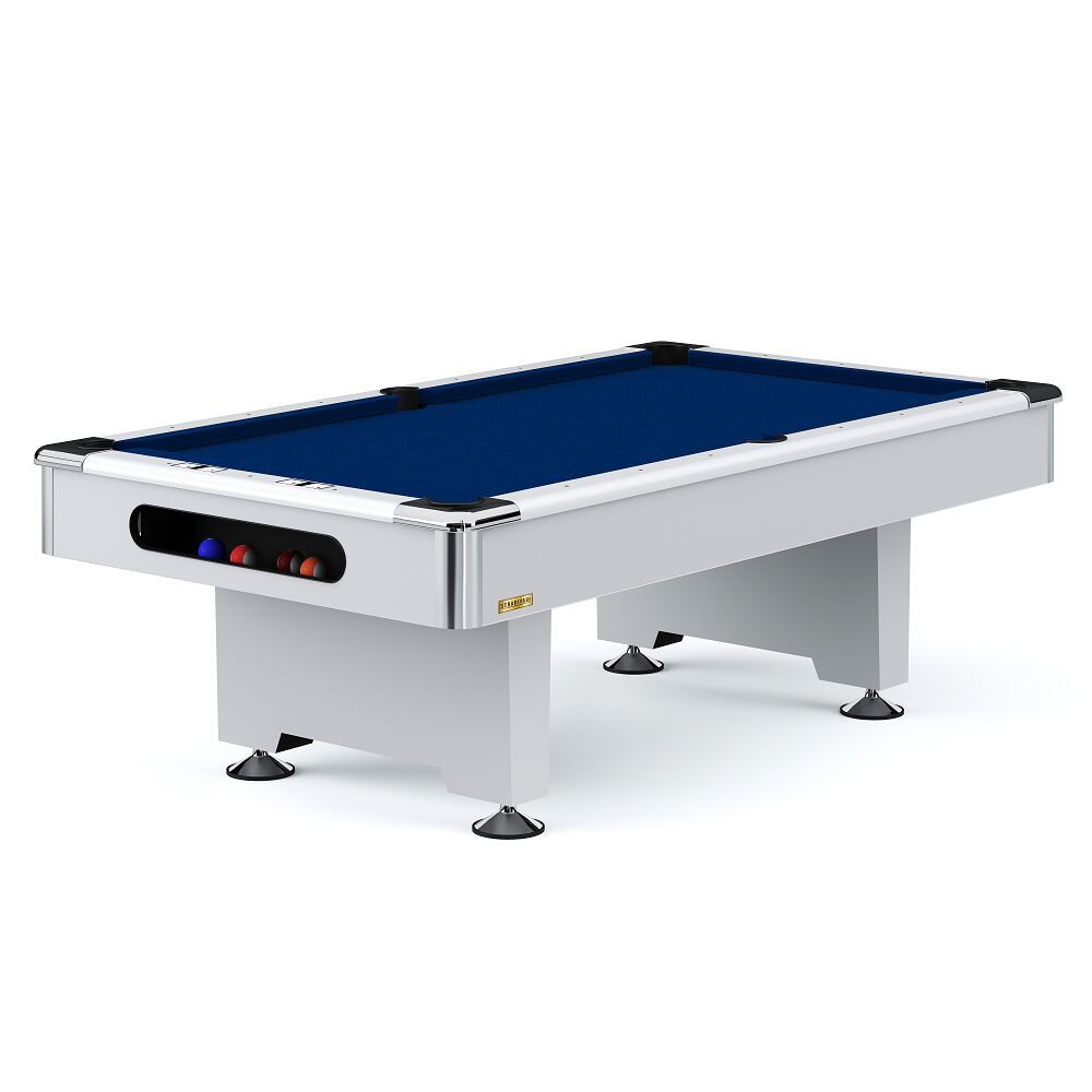 Automaten Hoffmann Billardtisch Billardtisch Club Pro III Dekor Weiß, Robuster, hochwertig verarbeiteter Billardtisch