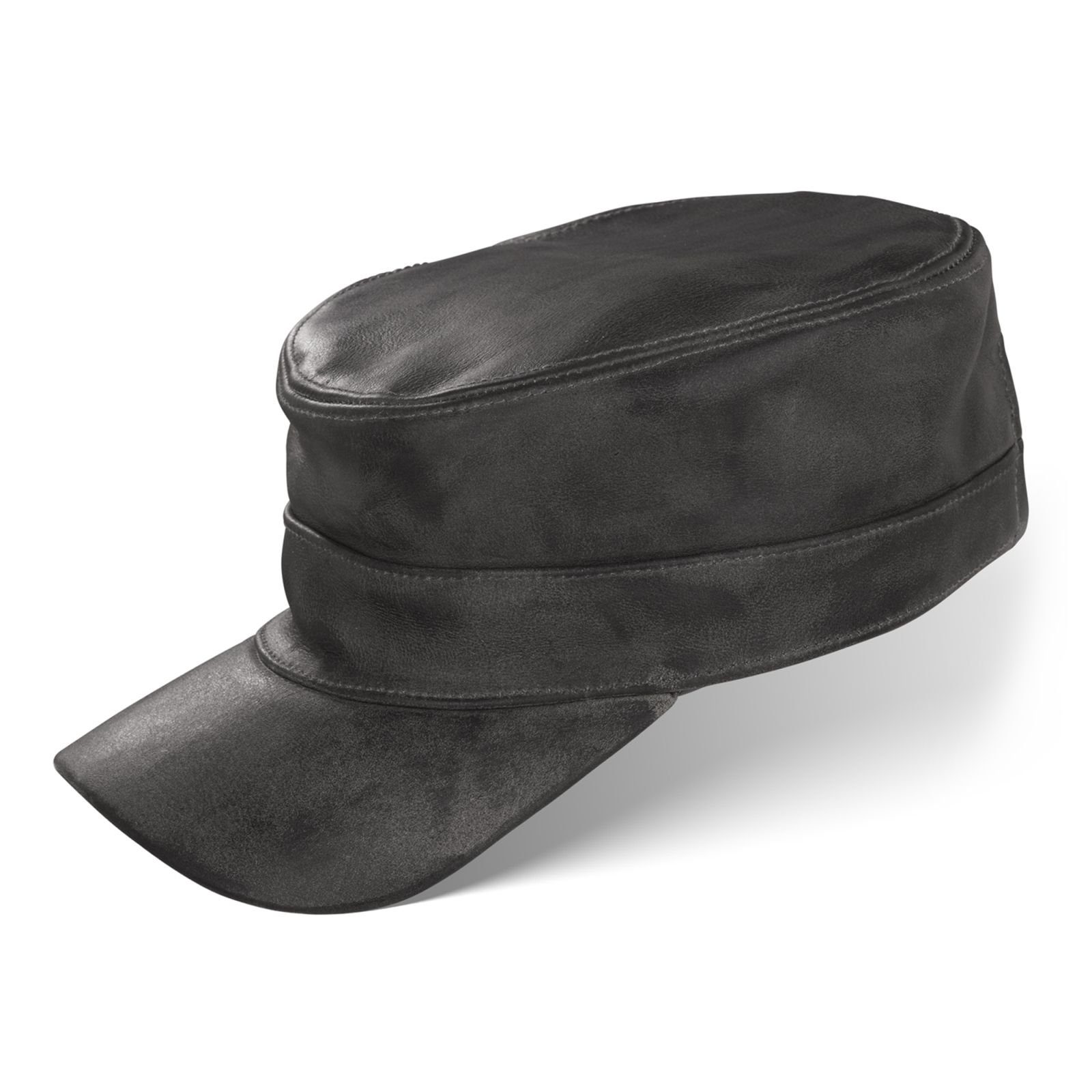BLACK FOREST FOX Cowboyhut Herren Leder CUBA Cap Hut Schirmmütze in versch. günstig online kaufen