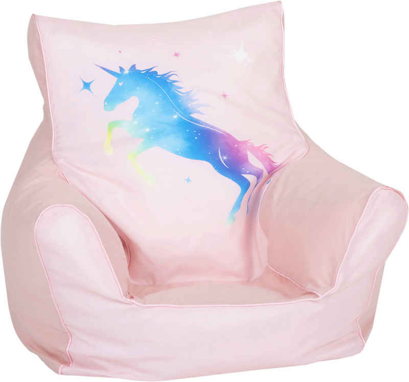 Knorrtoys® Sitzsack Unicorn, rainbow, für Kinder