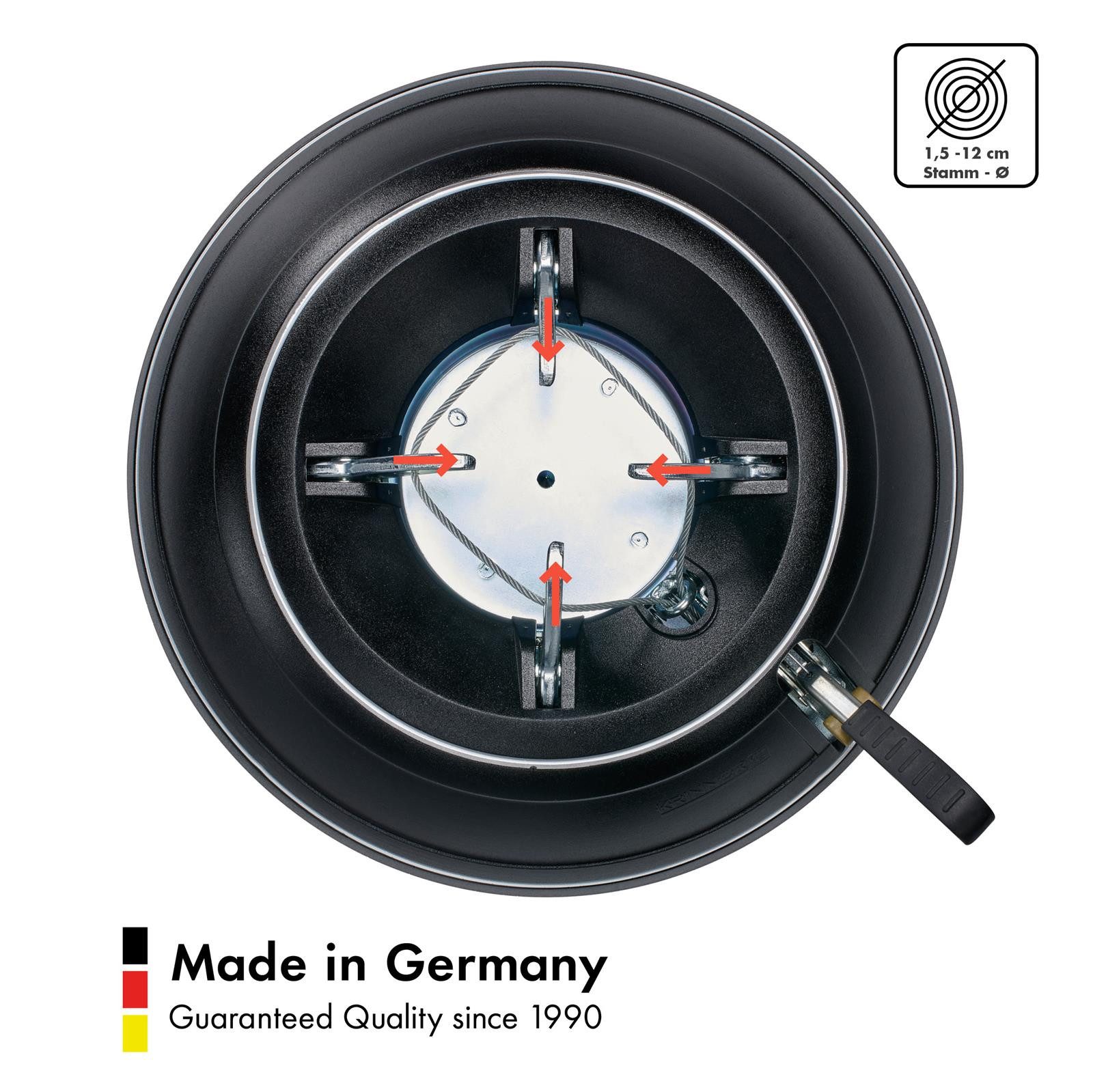 Krinner Christbaumständer KRINNER In- & Outdoor (1-tlg), Original-Rundum-Einseil-Technik